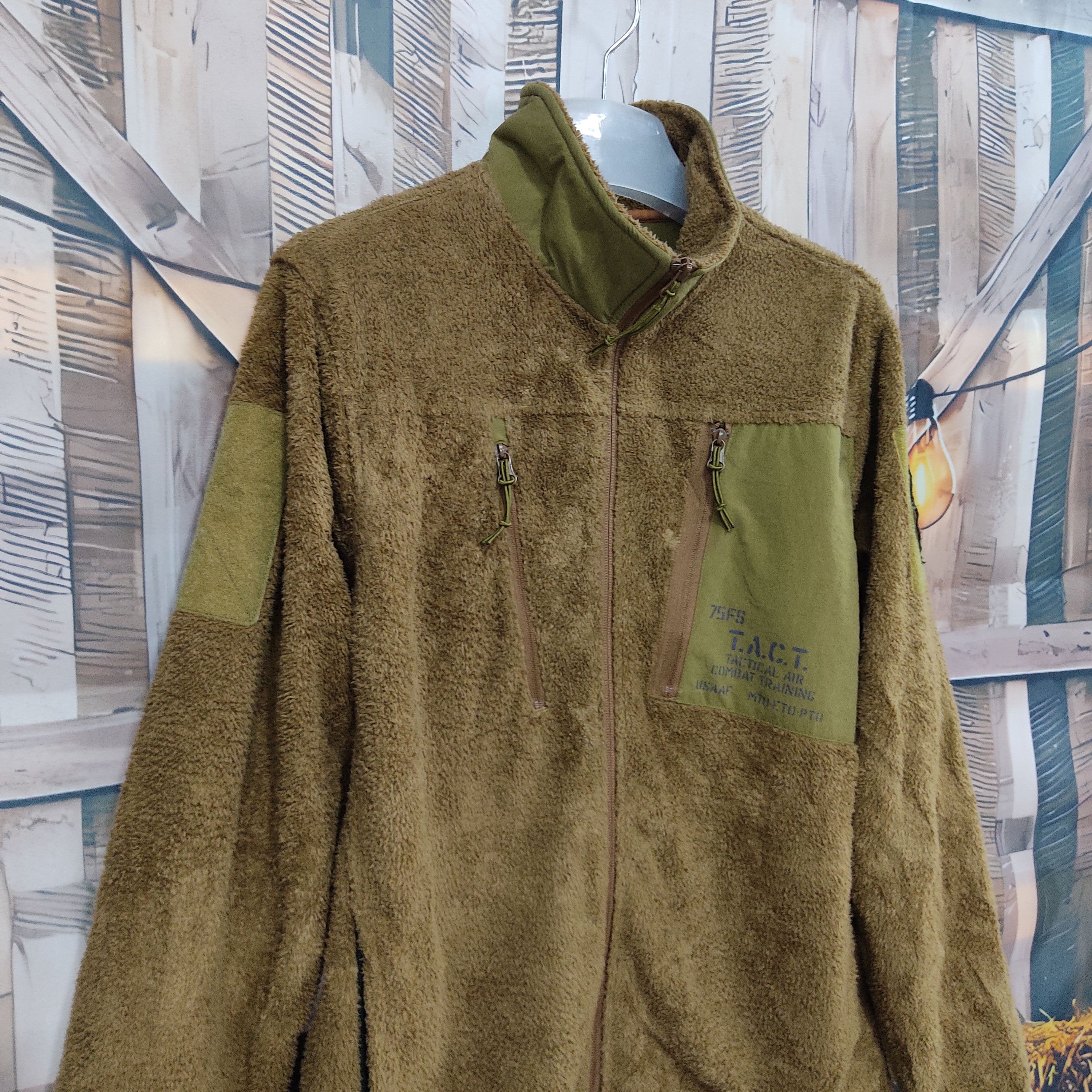 Avirex AVIREX 75fs T.A.C.T USAAF Sherpa Fleece Jacket Size US L / EU 52-54 / 3 - 3 Thumbnail