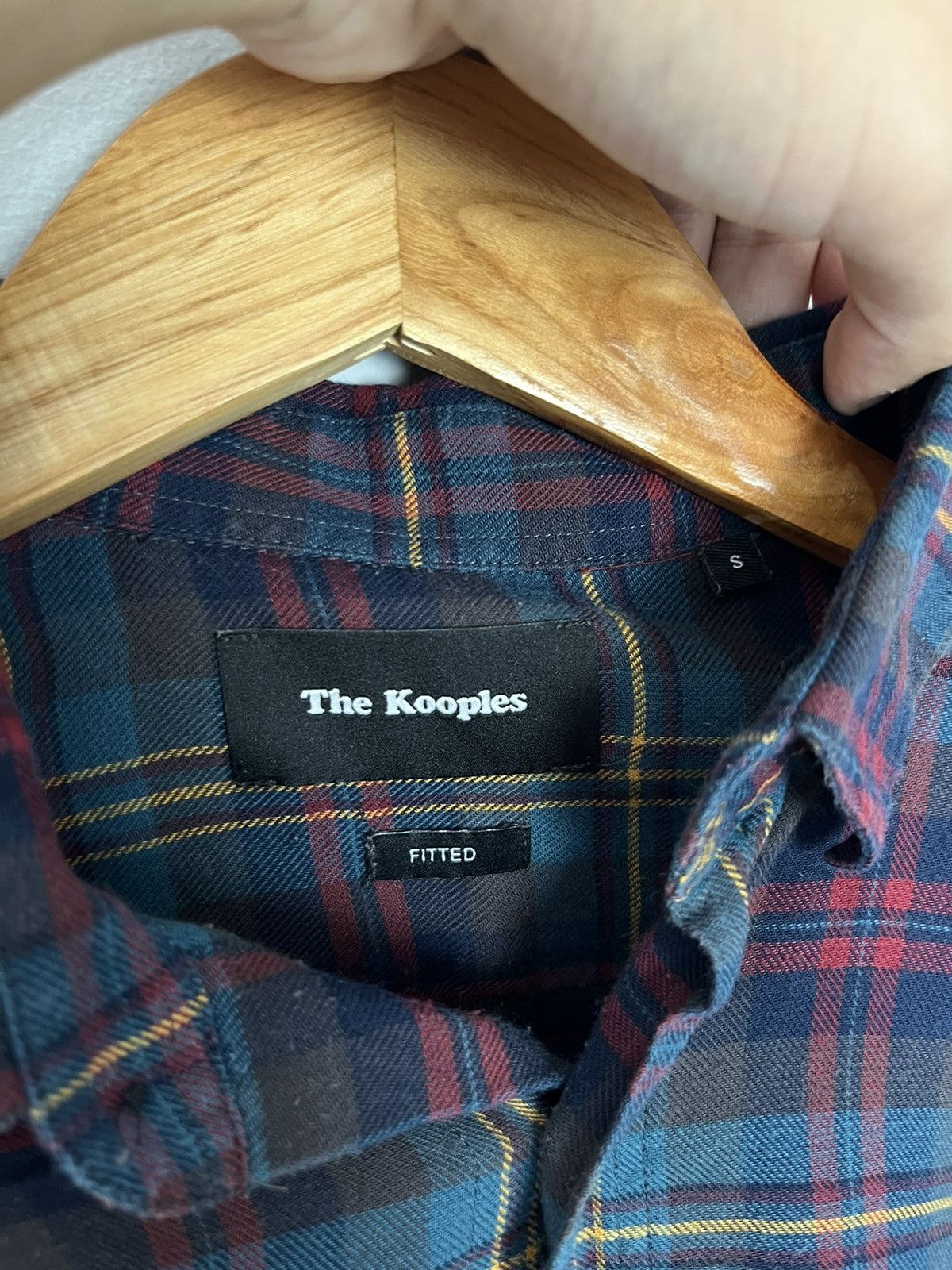 The Kooples The Kooples Plaid Cotton Long Sleeve Shirt Size US S / EU 44-46 / 1 - 7 Thumbnail