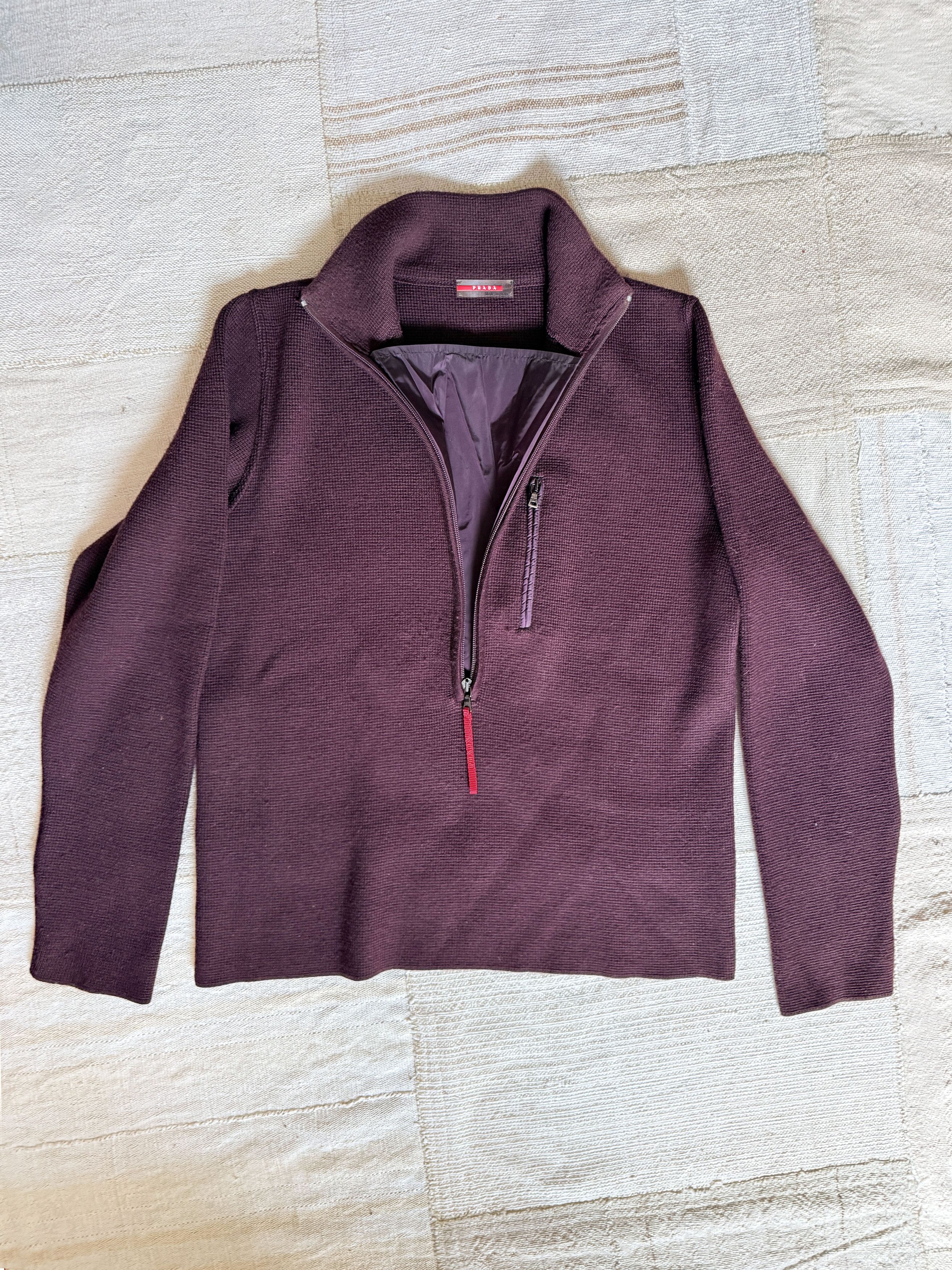 Prada PRADA SPORT ZIP-UP SWEATER Size US L / EU 52-54 / 3 - 1 Thumbnail