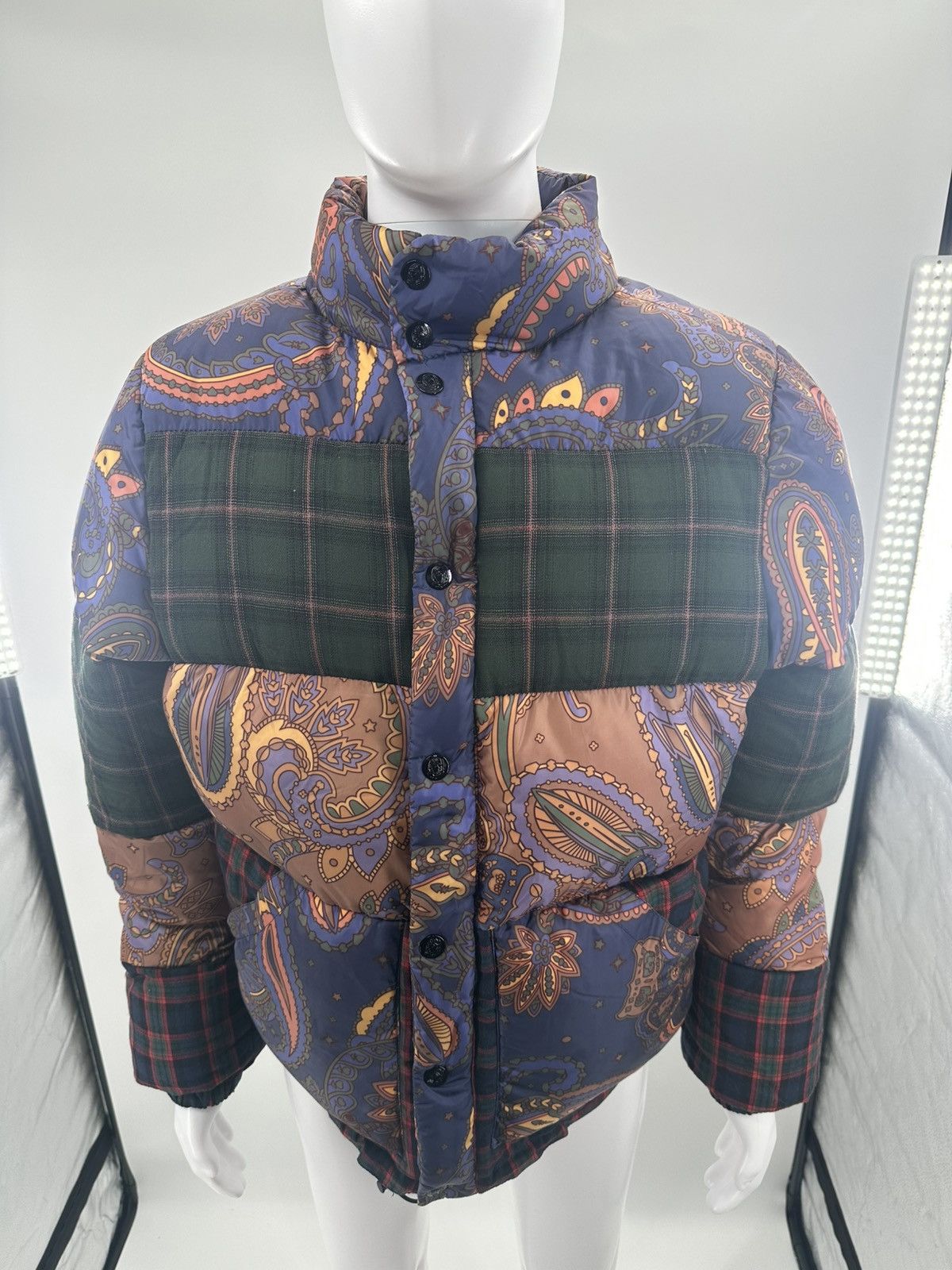 Billionaire Boys Club Billionaire Boys Club Paisley Puffer Coat Size US L / EU 52-54 / 3 - 2 Thumbnail