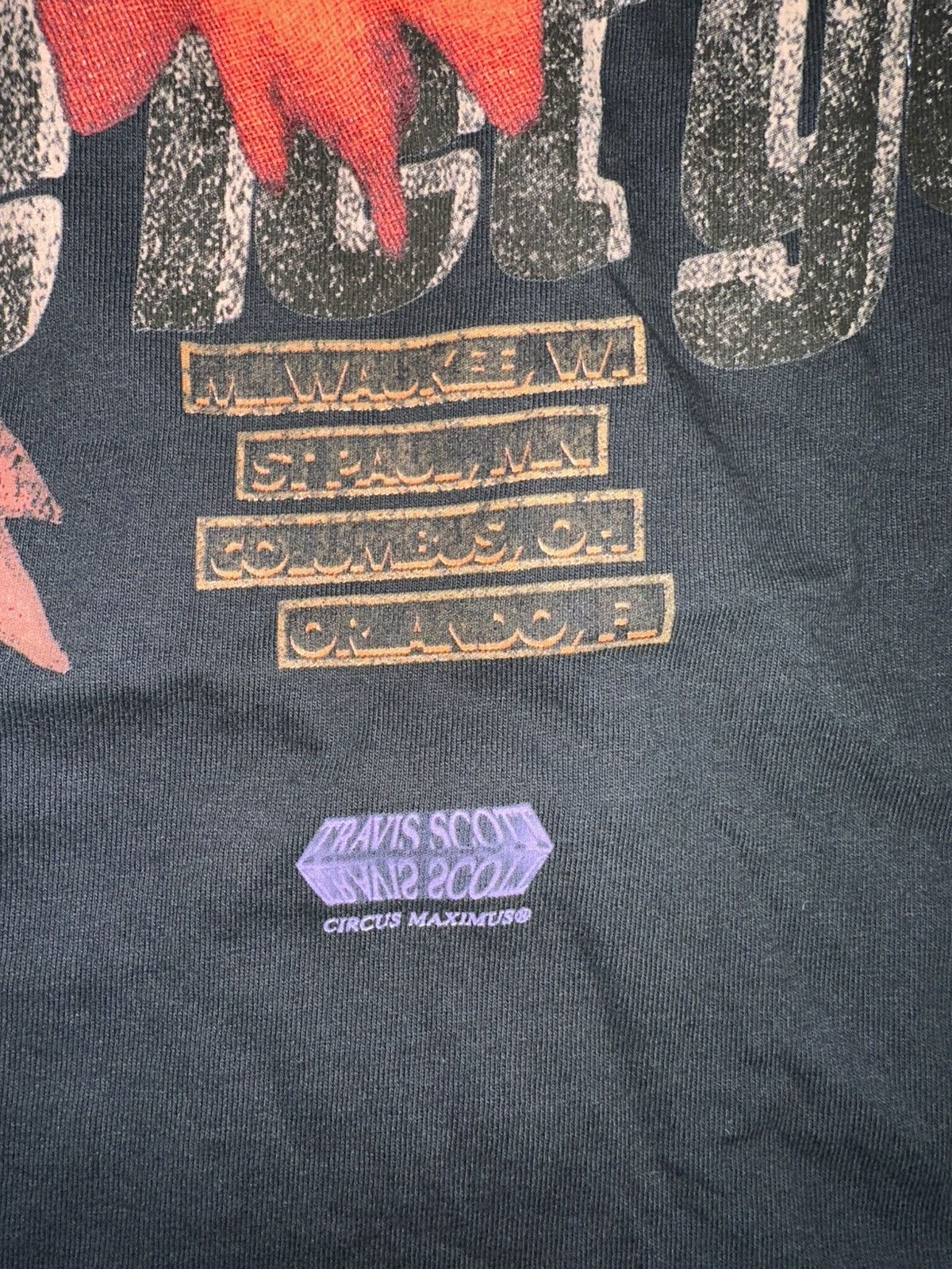 Travis Scott Travis Scott Utopia Echoes Circus Maximus Tee Size US L / EU 52-54 / 3 - 5 Thumbnail