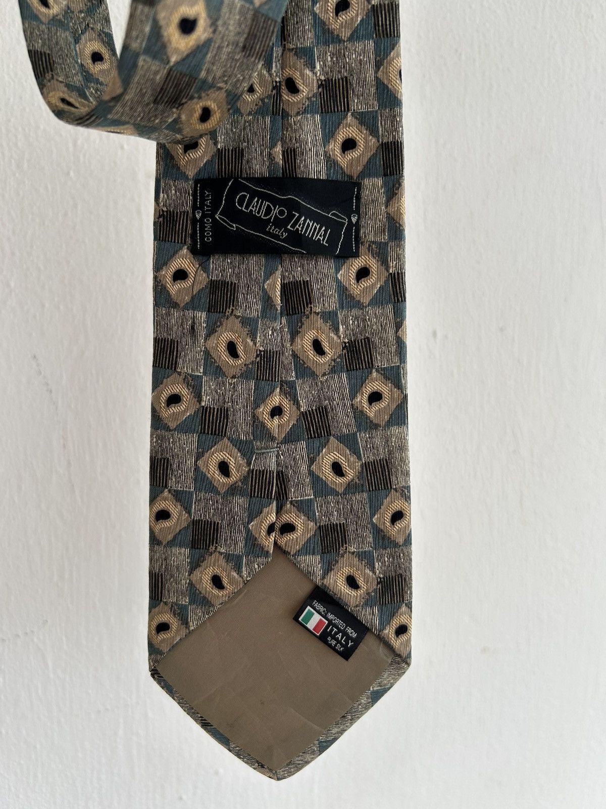 Other Claudio Zannal Italy Vintage Tie Size ONE SIZE - 5 Thumbnail
