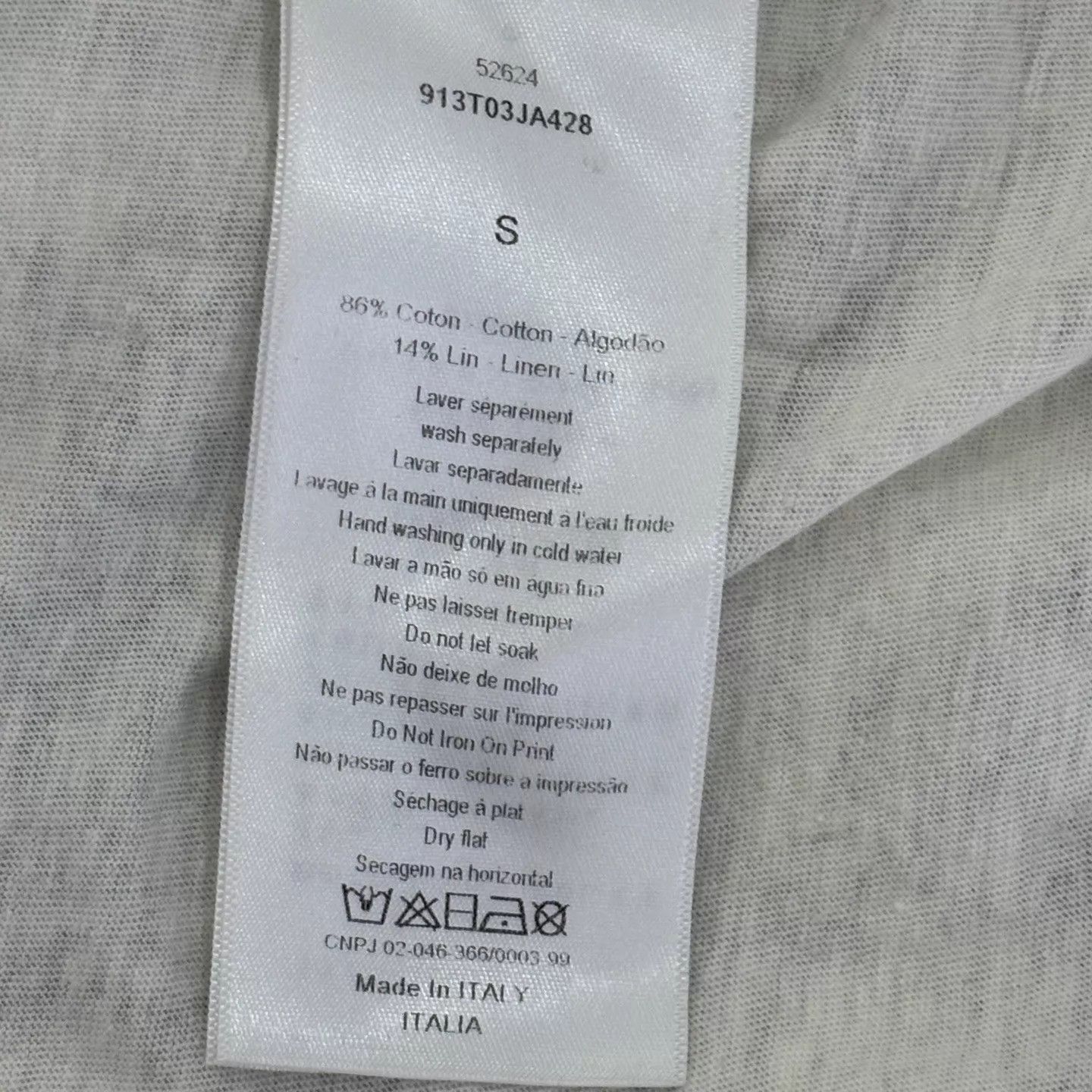 Dior Dior White Zoo Print Letter S/S Tee S Size S / US 4 / IT 40 - 4 Thumbnail