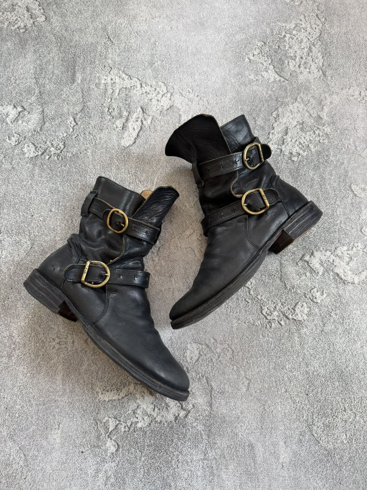 Fiorentini + Baker Fiorentini + Baker leather boots rider ankle eli moto Size US 7.5 / IT 37.5 - 4 Thumbnail