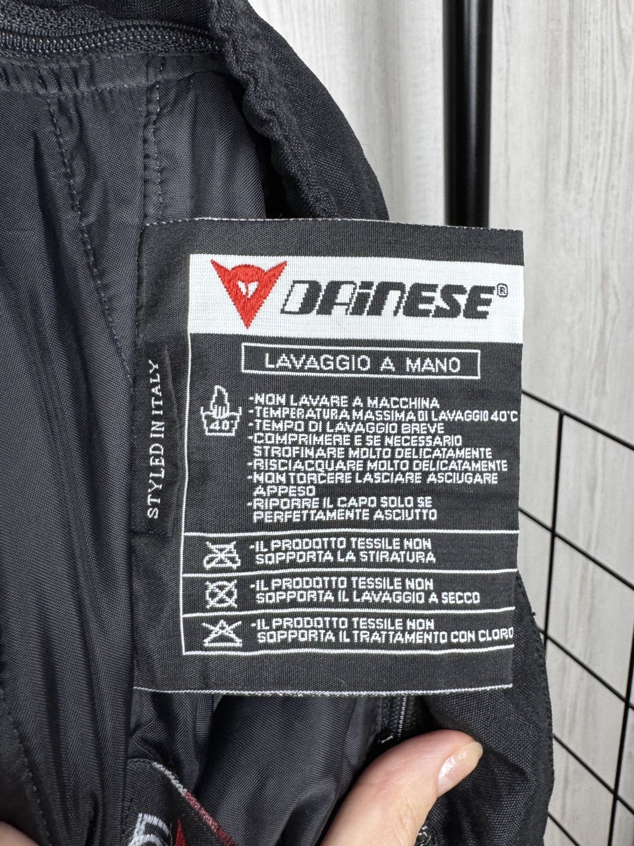 Dainese Dainese Dry Line black protected motorcycle pants textile 54 Size US 38 / EU 54 - 15 Thumbnail