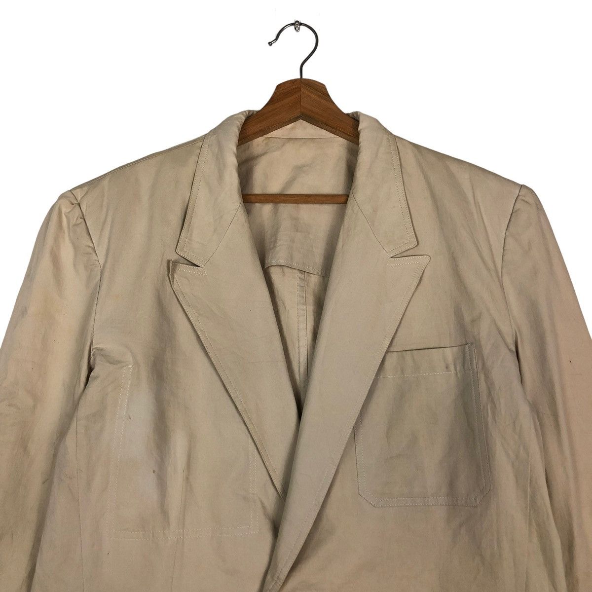 Yohji Yamamoto 🔥VINTAGE Y’S FOR MEN CHORE JACKET DOUBLE BREAST Size US S / EU 44-46 / 1 - 3 Thumbnail