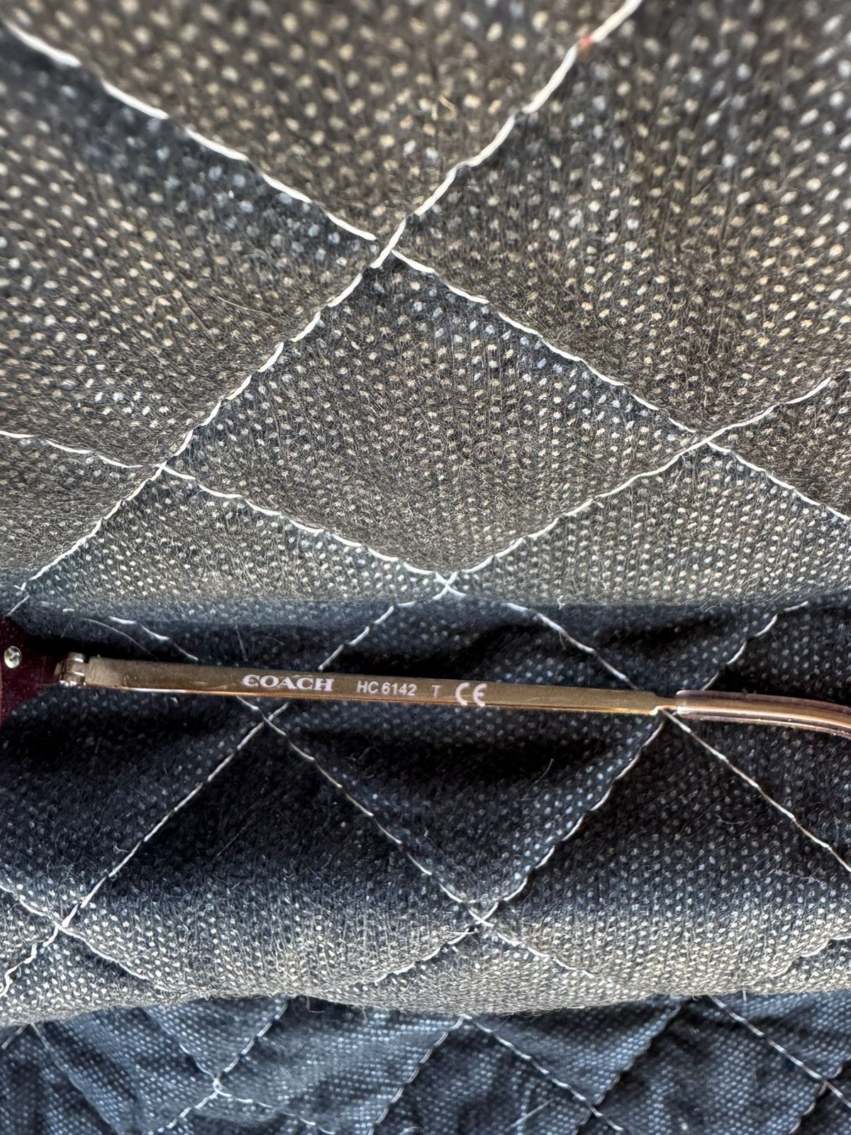 Coach Coach Burgundy Glitter Eyeglass Frames Size ONE SIZE - 6 Thumbnail