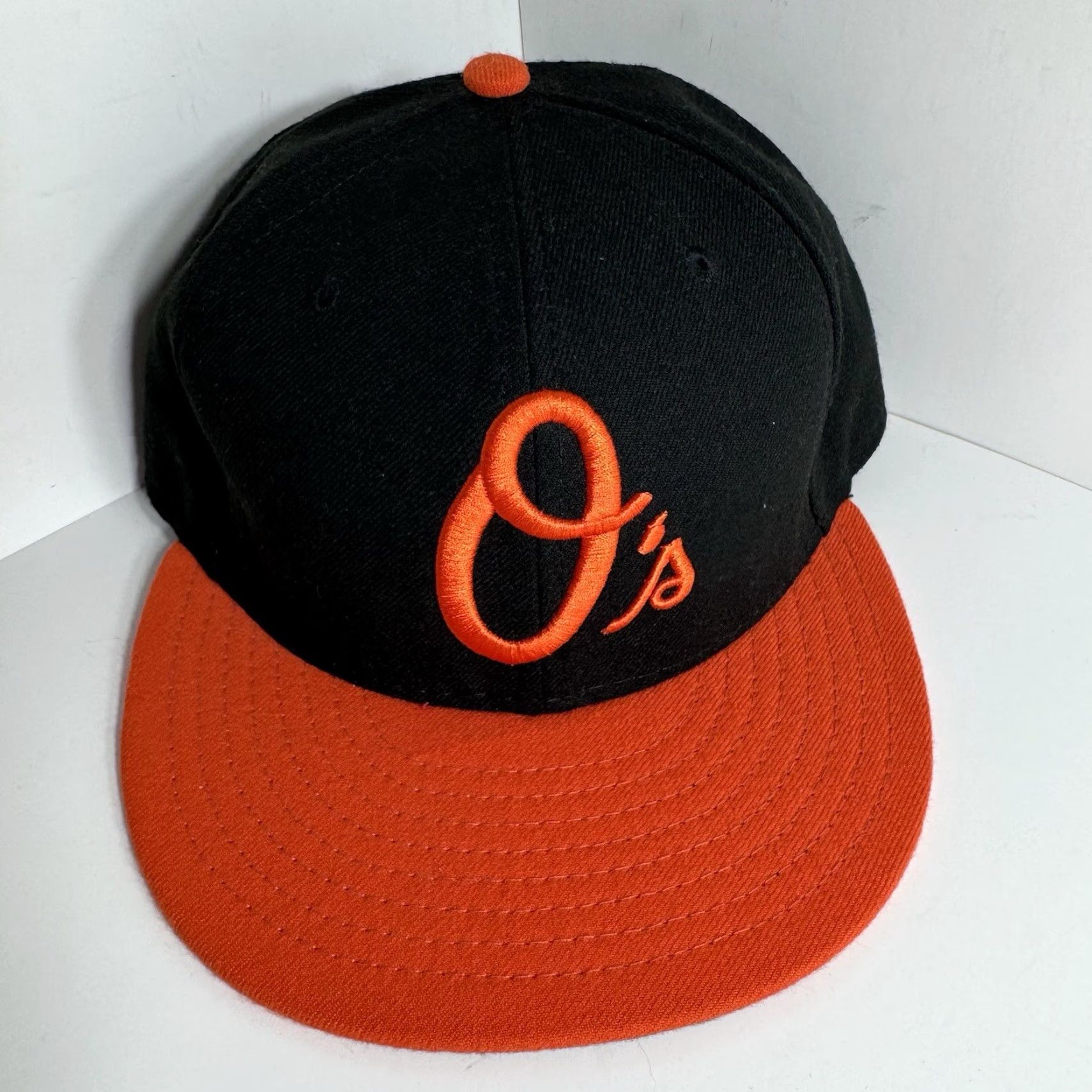 New Era New Era Baltimore Orioles O’s Fitted Hat Cap 7 1/8 On Field Authentic Cool Base Cap Mens Baseball Hat Size ONE SIZE - 2 Thumbnail