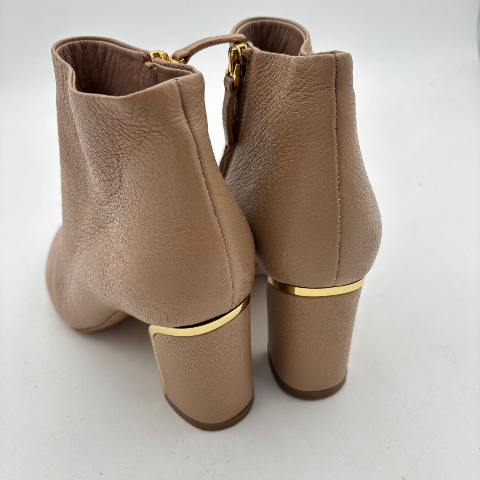 Chloe Chloe Beckie Gold Trim Ankle Boots Women's 36 Booties US 6 Size US 6 / IT 36 - 11 Thumbnail