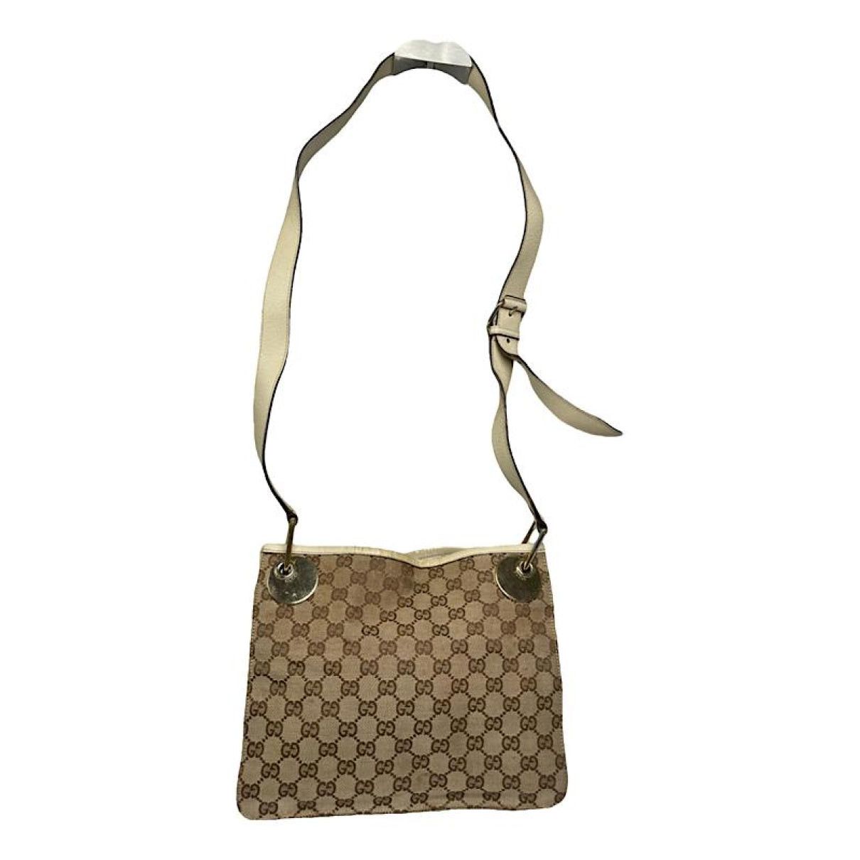 Gucci Jackie Vintage Beige Cotton Handbag Size ONE SIZE - 1 Thumbnail