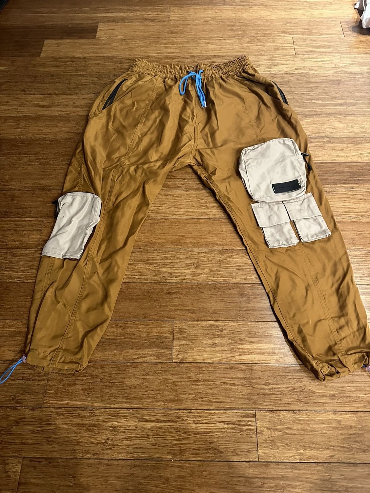 image of John Geiger Drop Cargo Pants Size Xxl in Tan, Men's