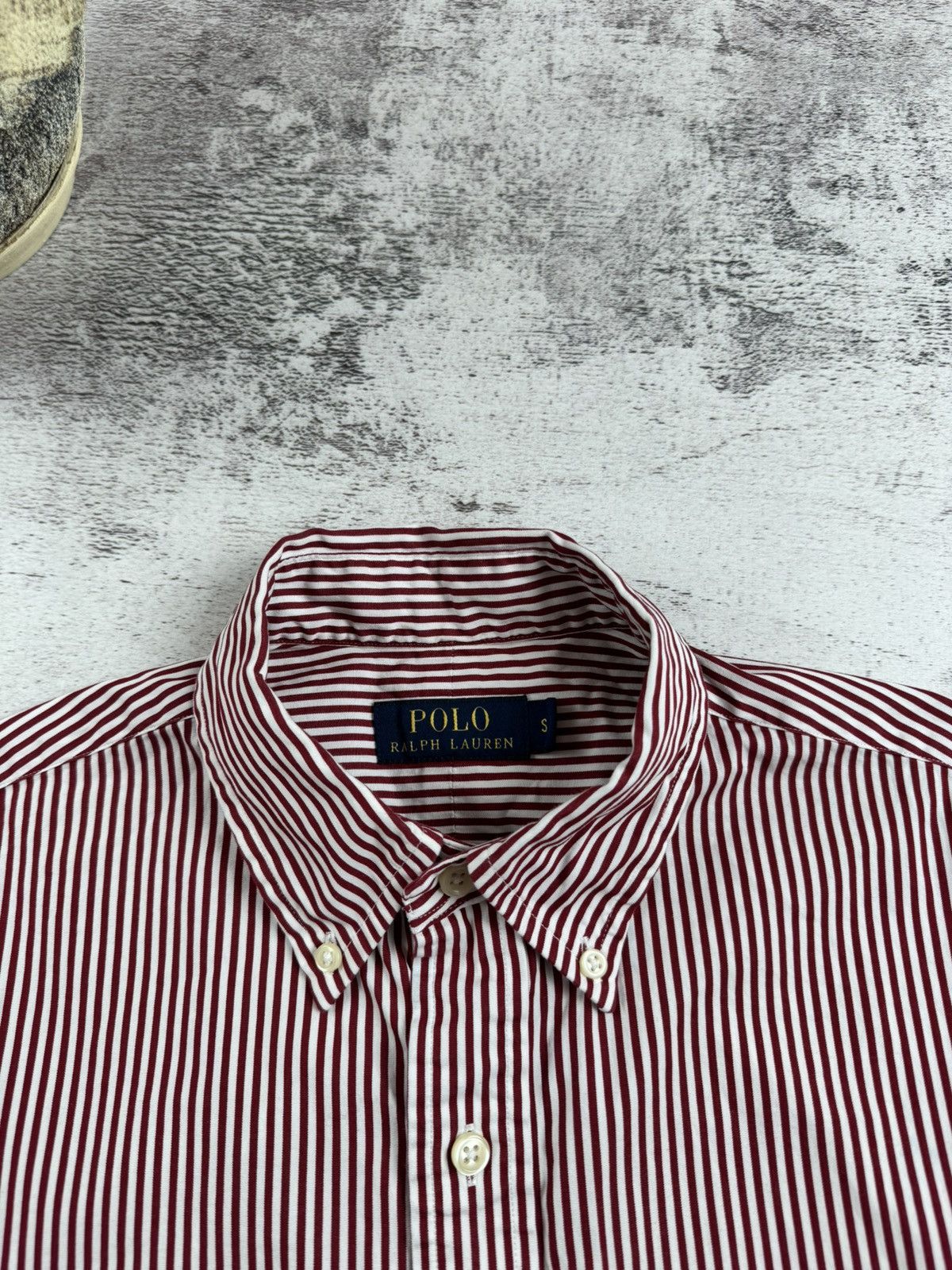 Polo Ralph Lauren Polo Ralph Lauren Cherry Striped Longsleeve Button Shirt Size US S / EU 44-46 / 1 - 8 Thumbnail