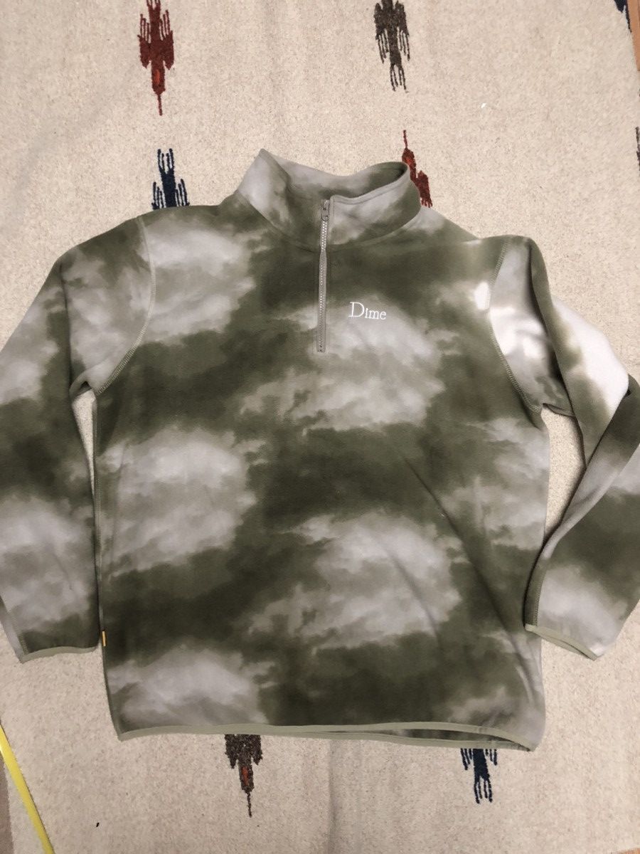 Dime Fleece Zip Up Sweater storm polar