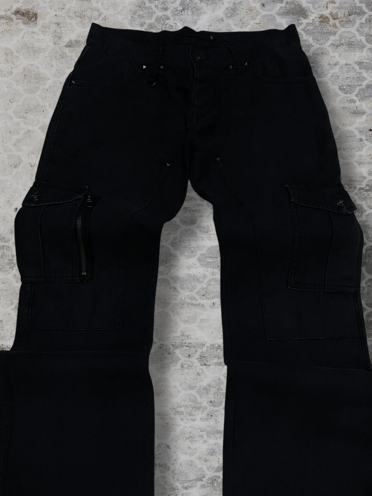 GOSTAR DE FUGA Og 1990s Japan Designer Gostar De Fuga Double Knee Punk Pant Size US 30 / EU 46 - 4 Thumbnail