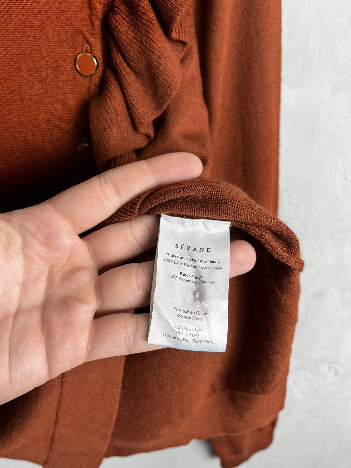 Designer × Sezane La maille sezane Size L / US 10 / IT 46 - 7 Thumbnail