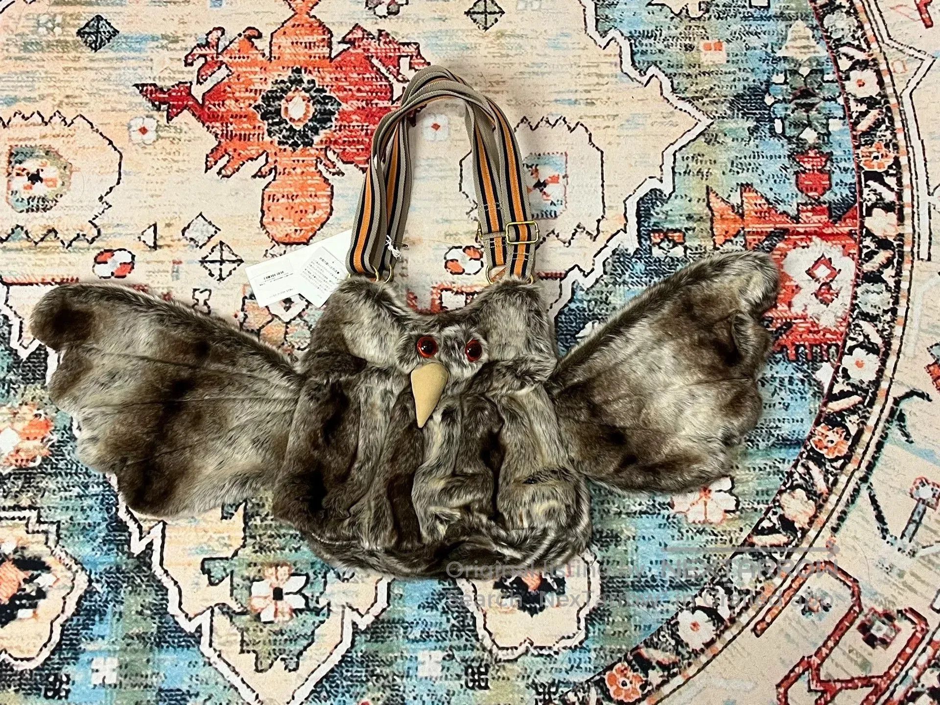 mercibeaucoup mercibeaucoup owl plush shoulder bag. Size ONE SIZE - 3 Thumbnail
