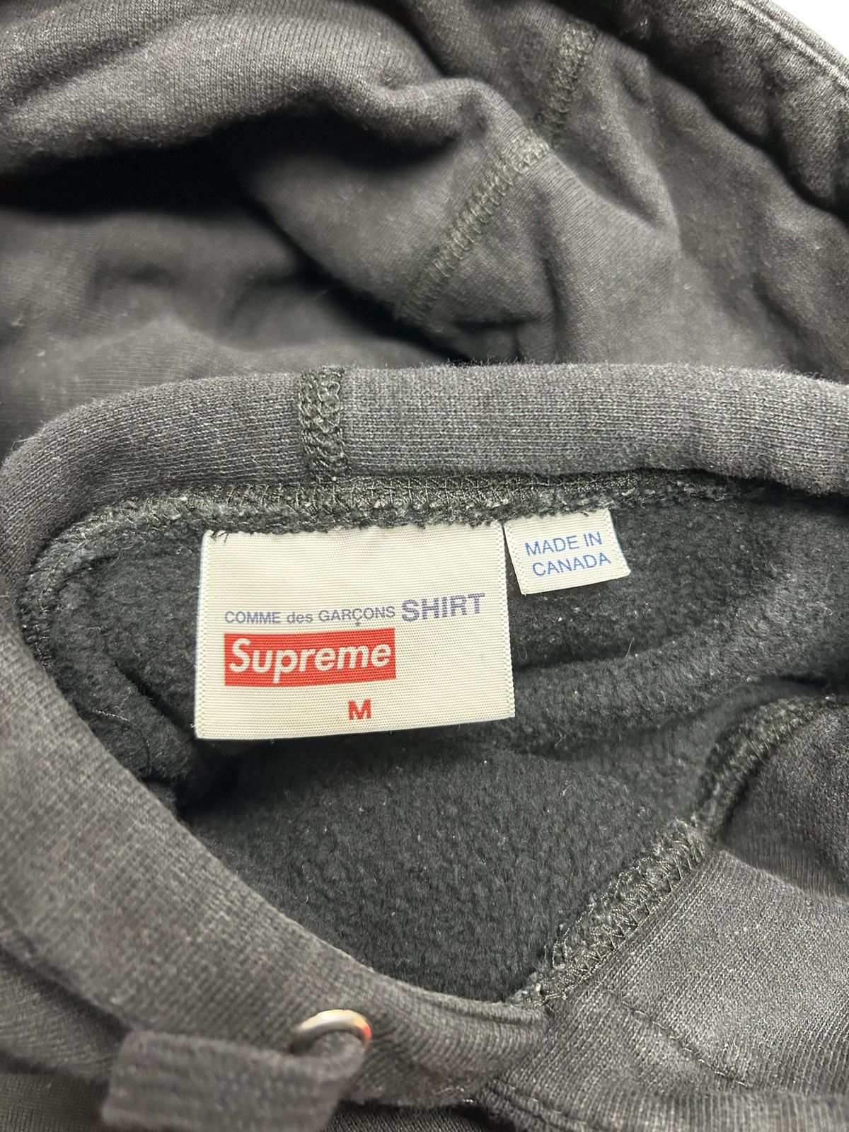 Comme des Garcons SHIRT × Supreme Supreme CDG Box Logo Hoodie - Size Medium Size US M / EU 48-50 / 2 - 9 Thumbnail