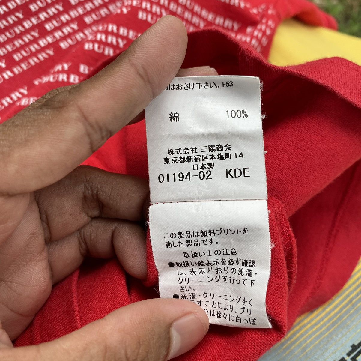 Burberry Vintage Burberry London Shirt Spellout Burberry Sunfaded Size US S / EU 44-46 / 1 - 13 Thumbnail