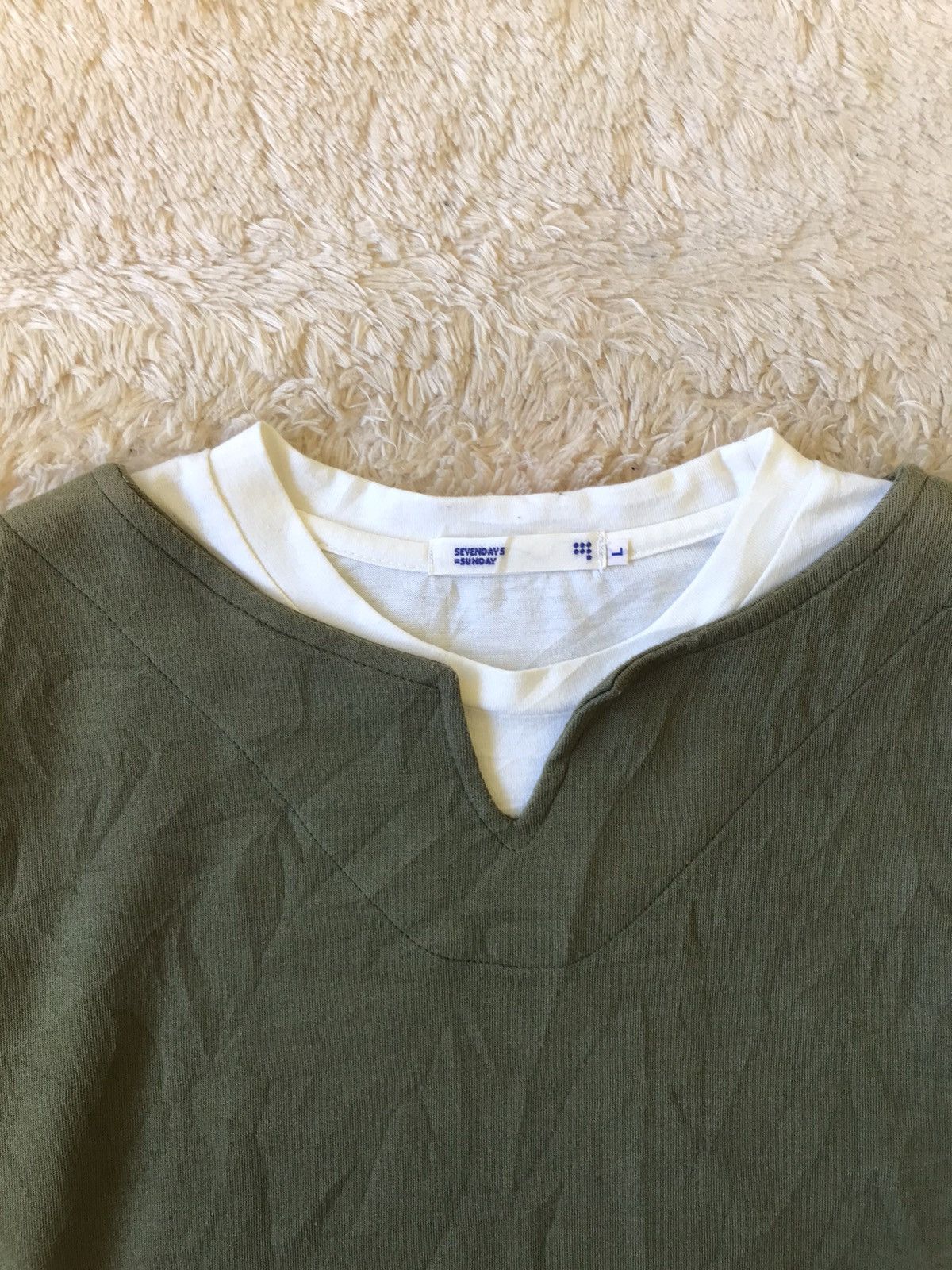 Japanese Brand Japanese Double Layer Long Slevee Sevendays Sunday Size US L / EU 52-54 / 3 - 10 Thumbnail