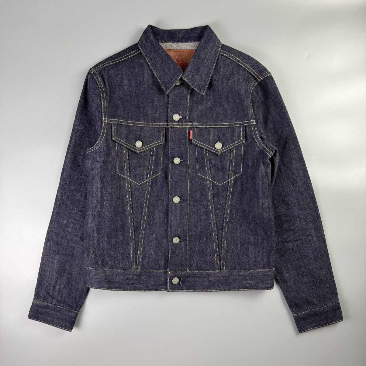 Japanese Brand Red Tornado LVC 557 big E TYPE3-0001 14oz Selvedge Denim Size US M / EU 48-50 / 2 - 1 Thumbnail