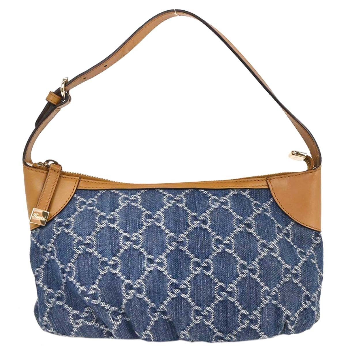 Gucci Gucci Vintage Handbag Denim Size ONE SIZE - 1 Thumbnail