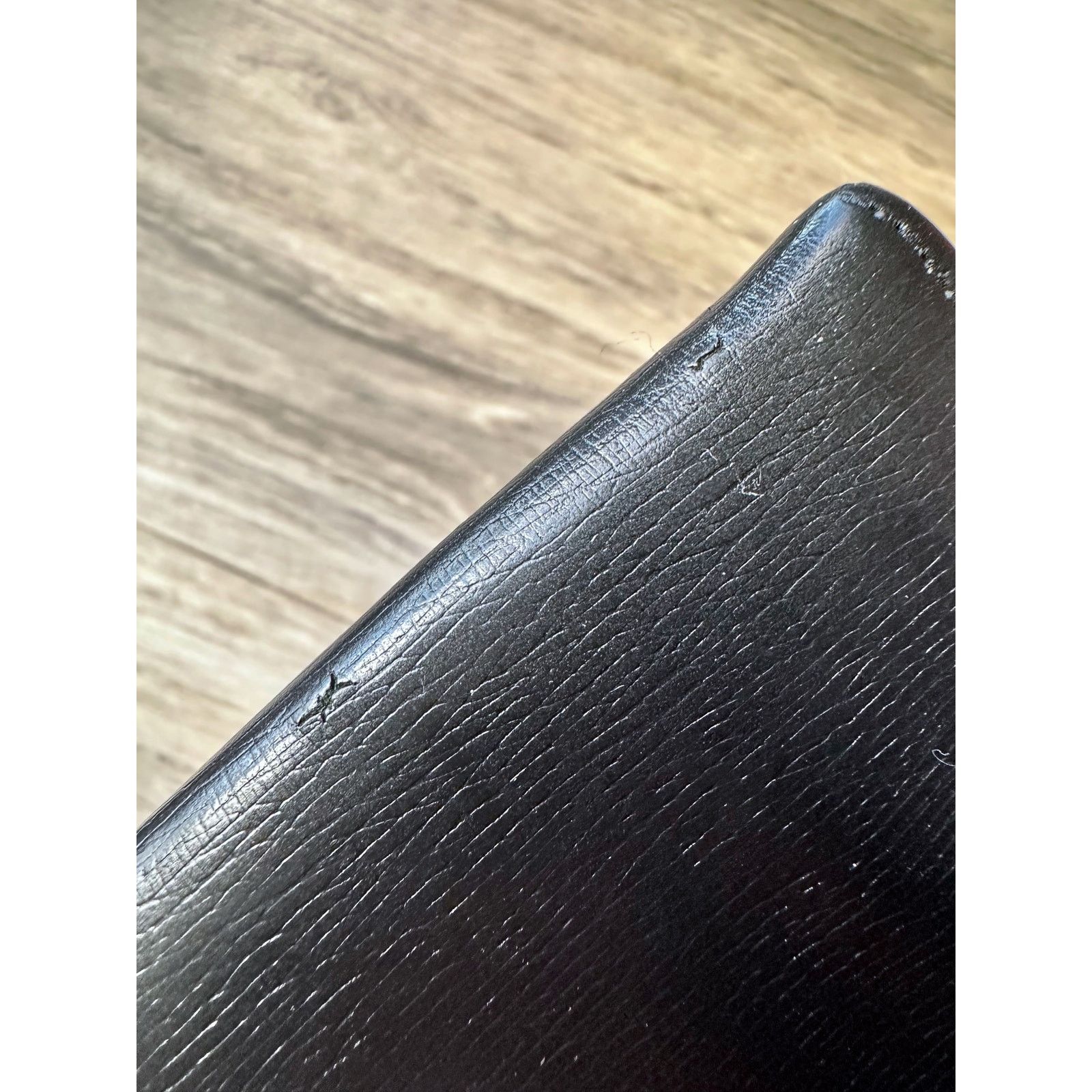 Gucci Gucci Black Long Bifold Wallet with Silver Belt Buckle Size ONE SIZE - 15 Thumbnail