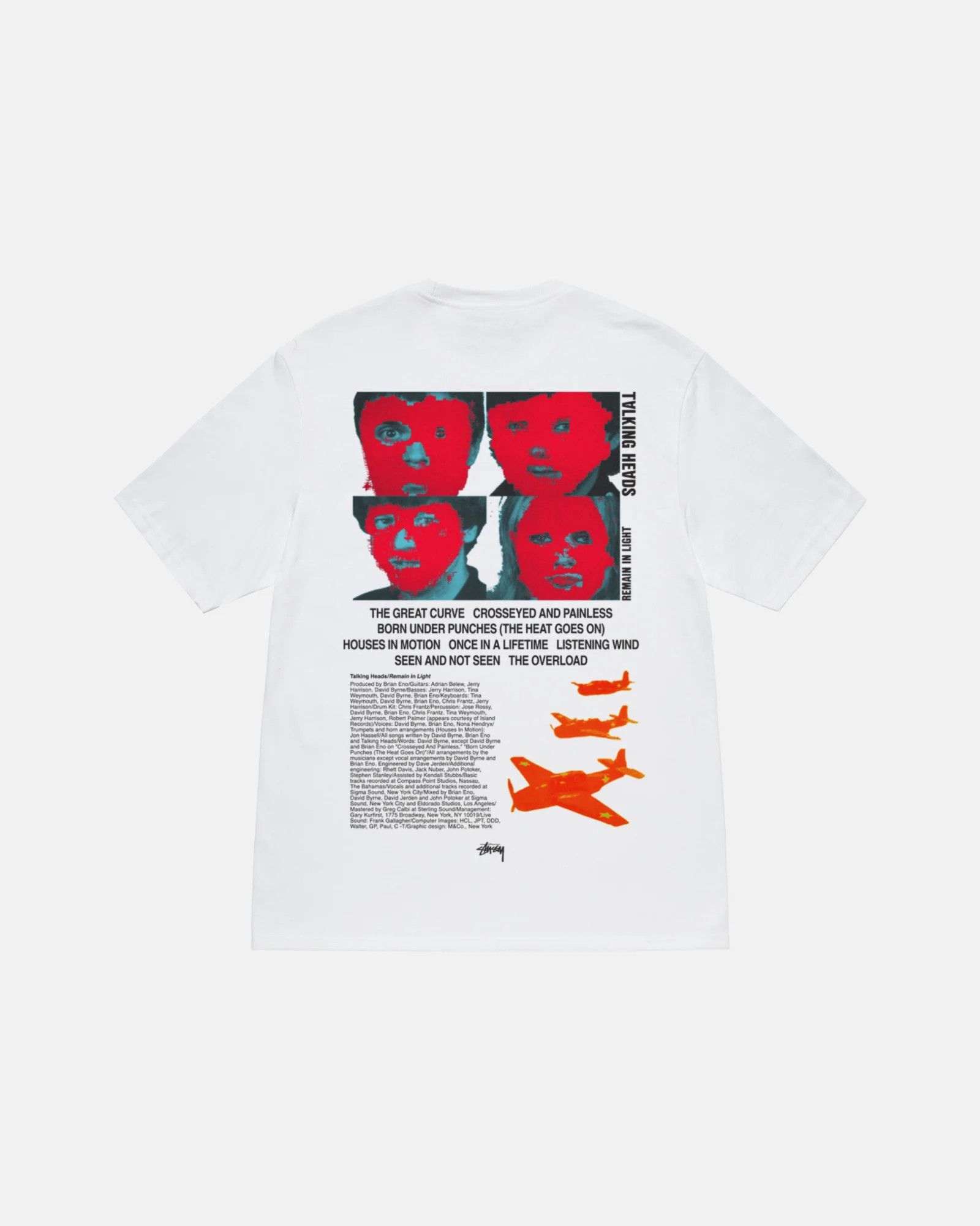 トップス STUSSY TALKING HEADS STOPMAKING SENSE Stussy x Talking Heads Stop Making Sense Tee T-Shirt White
