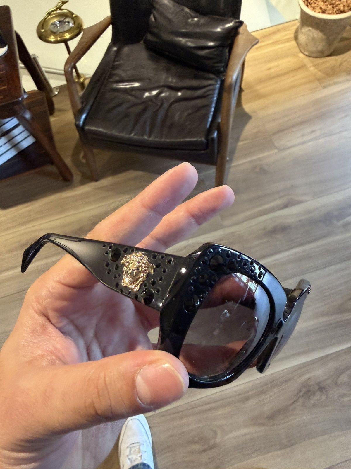 Versace Versace VE4308B Crystal Medusa Sunglasses Size ONE SIZE - 3 Thumbnail