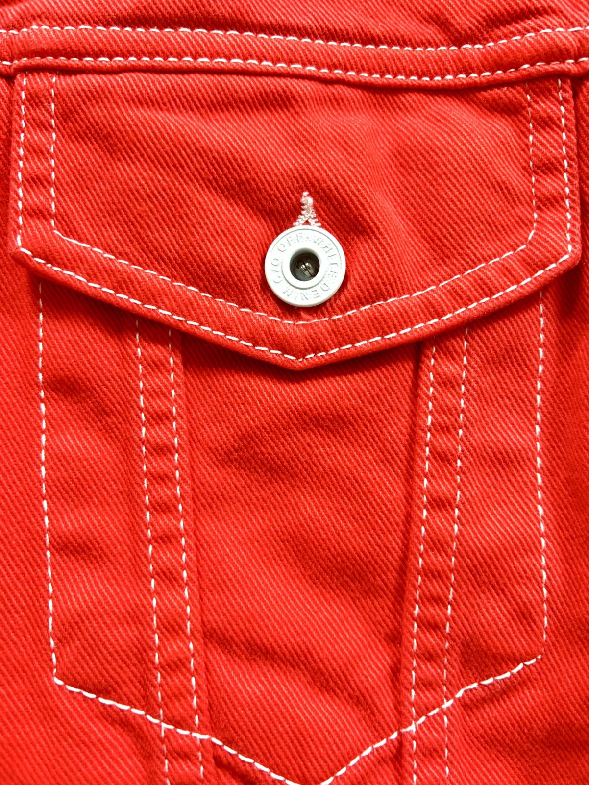 Off-White x Virgil Abloh “Flaming Skulls” Denim Jacket