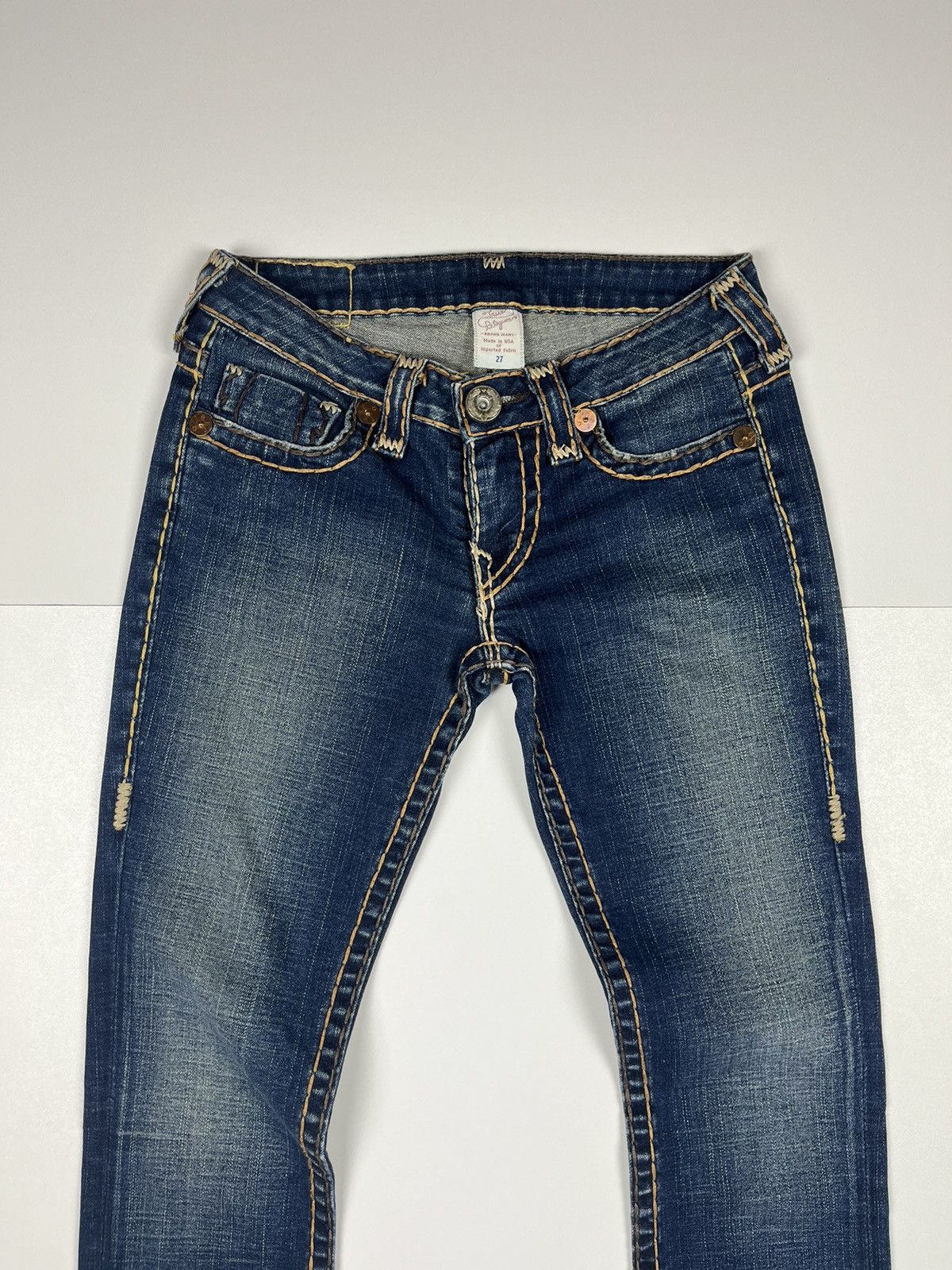 True Religion True Religion vintage USA Low Rise Denim jeans Pants Size 27" / US 4 / IT 40 - 3 Thumbnail