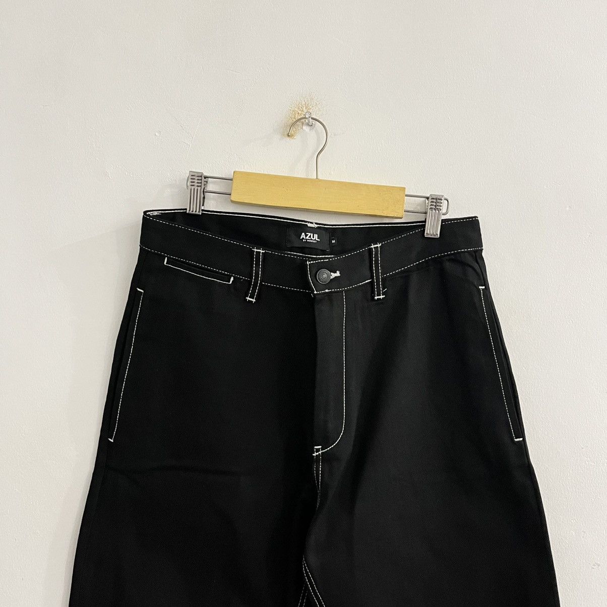 Japanese Brand Azul Contras Stitch Casual Best Cut Pant Size US 30 / EU 46 - 3 Thumbnail