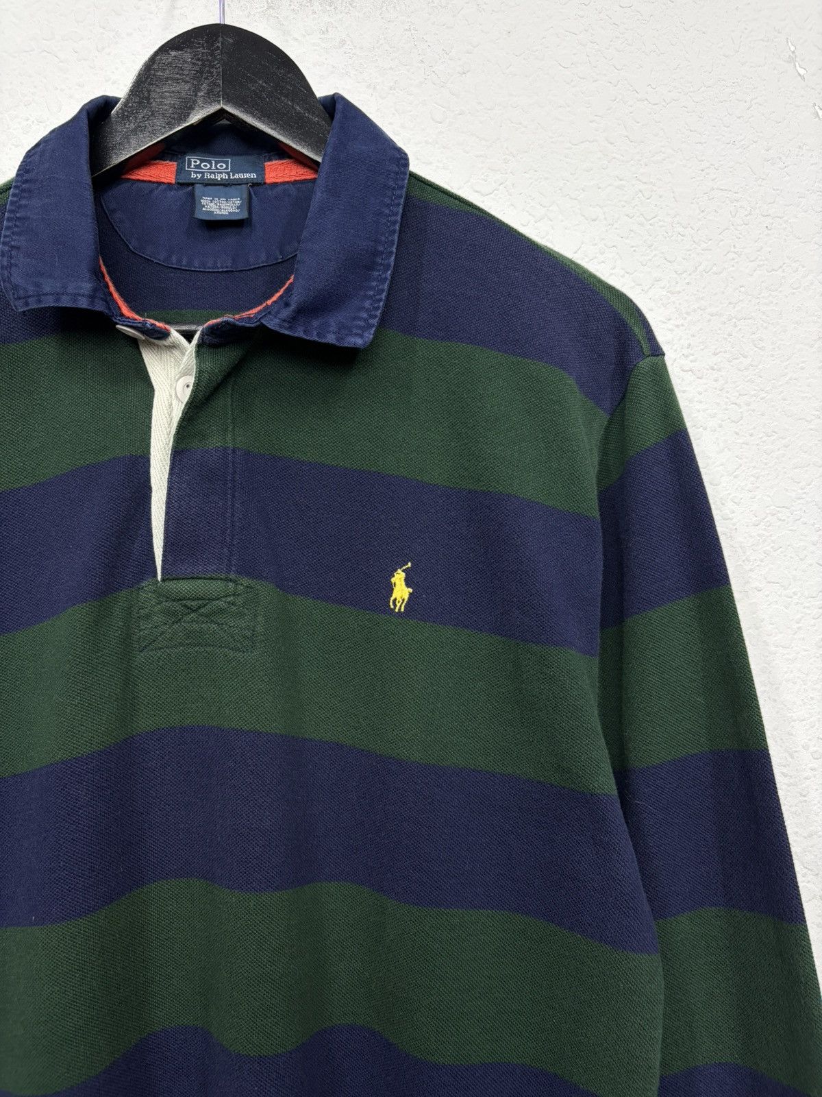 Polo Ralph Lauren Vintage Polo Ralph Lauren Rugby Polo Long Sleeve RRL Drake Size US S / EU 44-46 / 1 - 5 Thumbnail