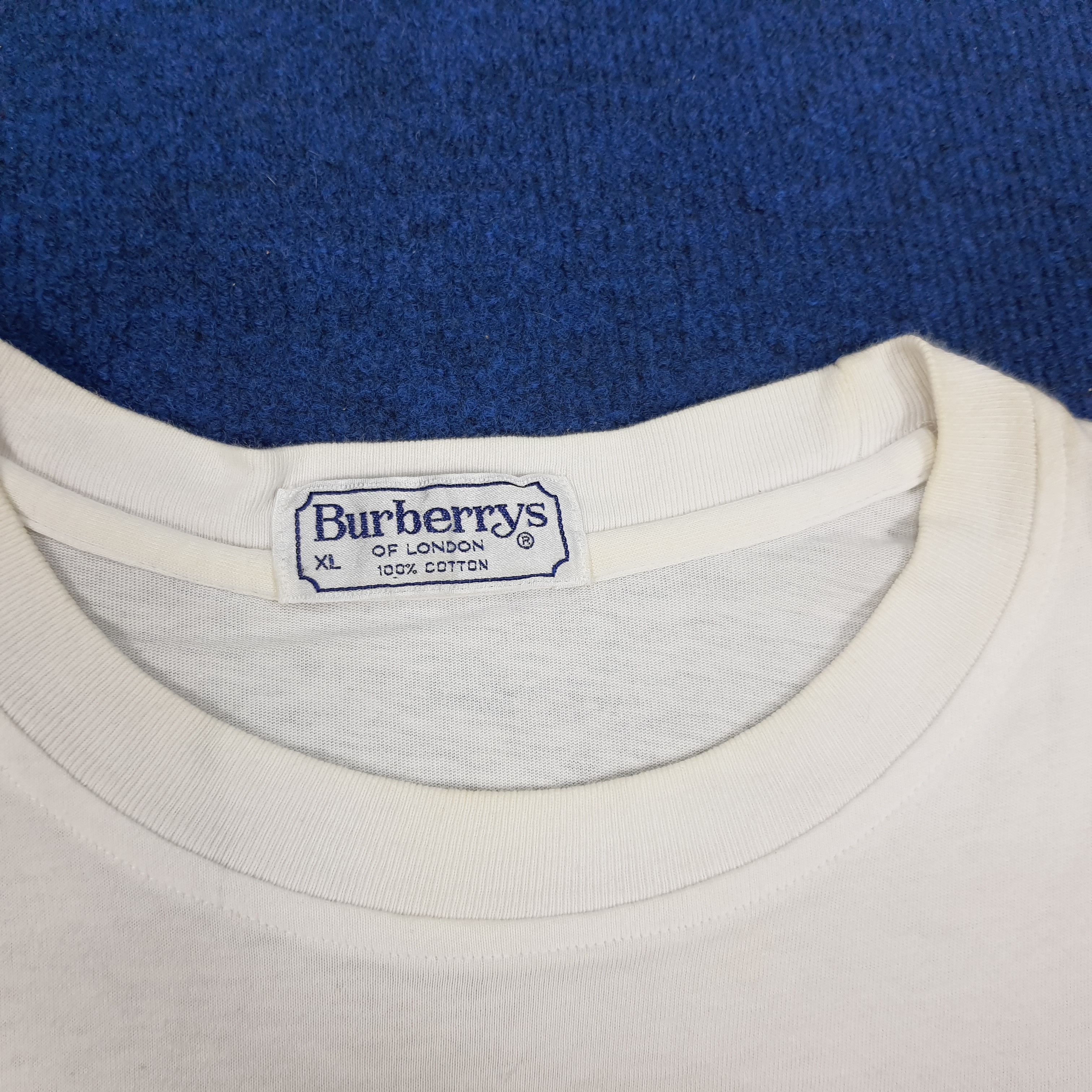 Burberry × Vintage Vintage Burberrys Spell Out Bear Embroidery Tshirt Size US L / EU 52-54 / 3 - 4 Thumbnail