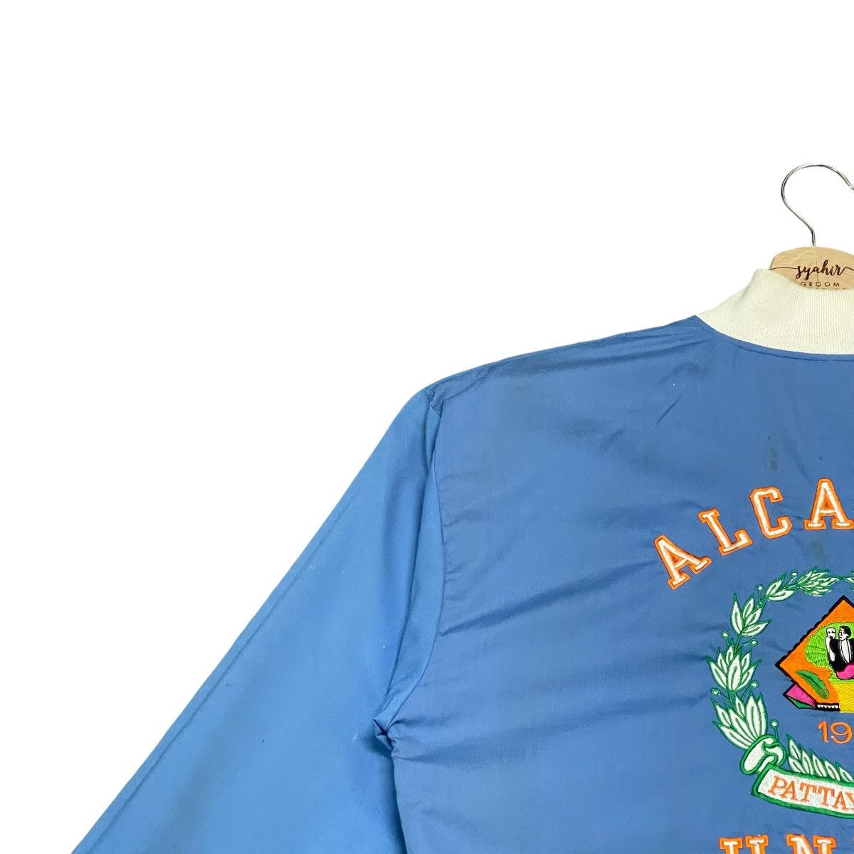Vintage Vintage 80s Pattaya City Reversible Varsity Jacket Size US L / EU 52-54 / 3 - 2 Thumbnail