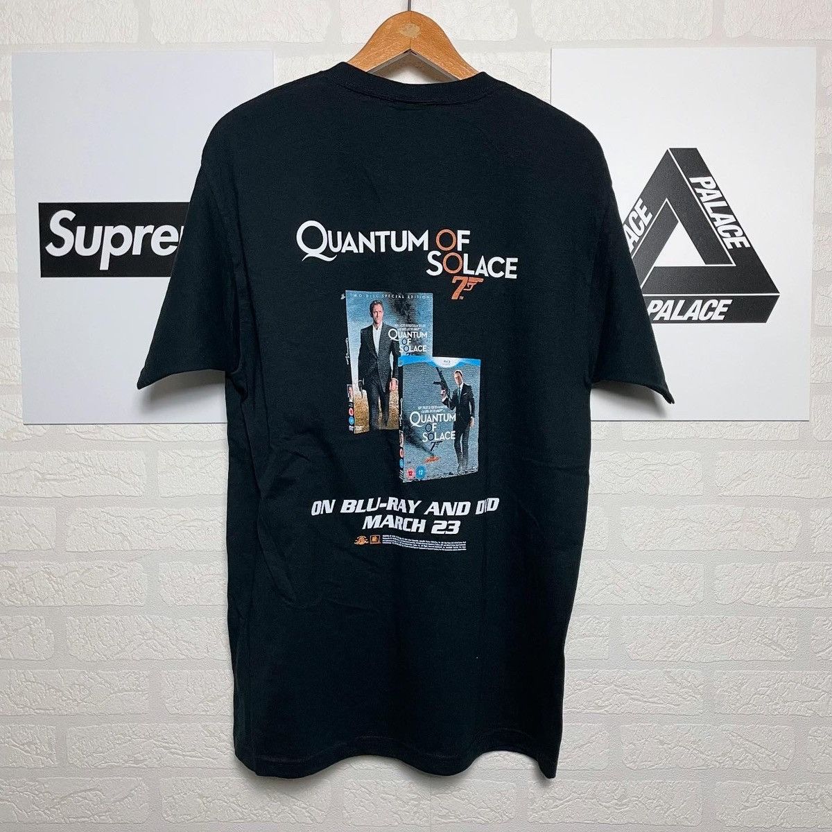 Fruit Of The Loom 2008 James Bond 007 Quantum Of Solace Movie Promo Tee Size US L / EU 52-54 / 3 - 2 Thumbnail