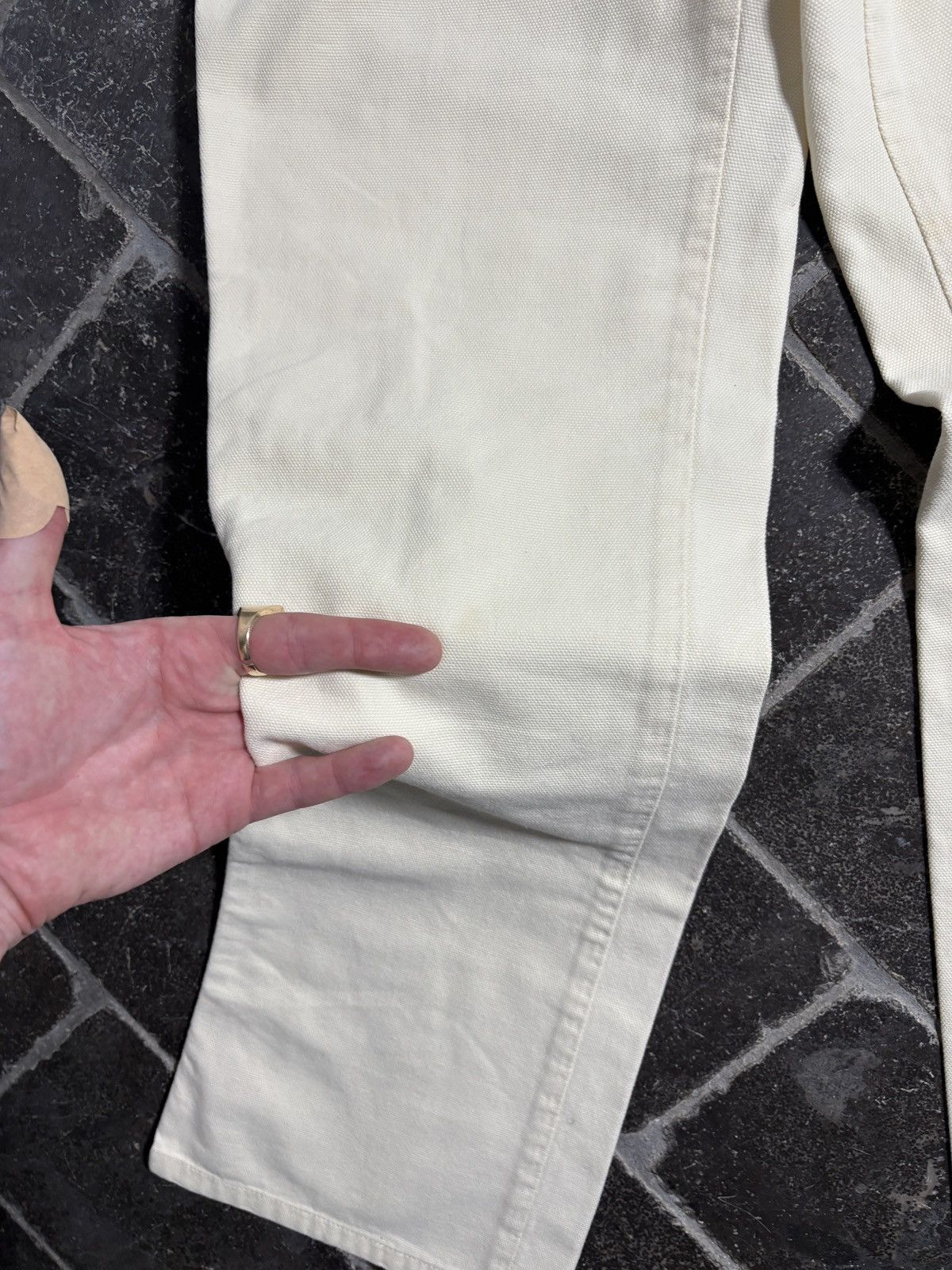 Diesel Vintage Diesel Jeans Off White Denim Made in Italy Walling Size 26" / US 2 / IT 38 - 16 Thumbnail