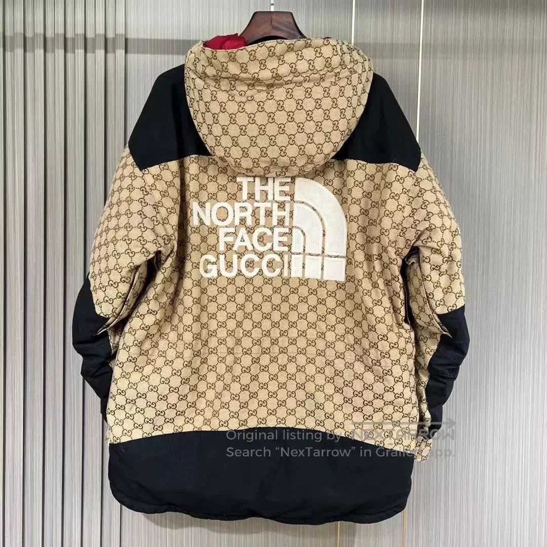 Gucci Gucci x TNF Monogram Embroidered Down Jacket. Size US L / EU 52-54 / 3 - 2 Thumbnail