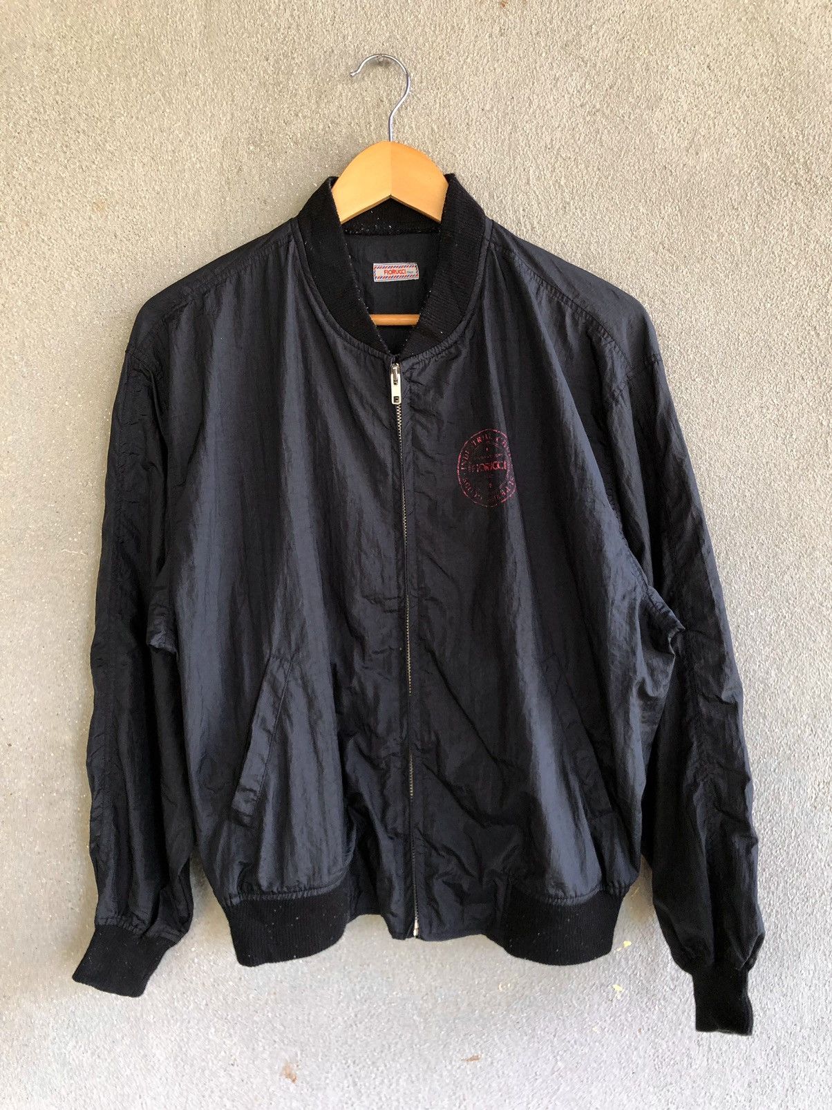 Fiorucci Vintage Fiorucci Italy spell out nylon bomber jacket Size US M / EU 48-50 / 2 - 2 Thumbnail