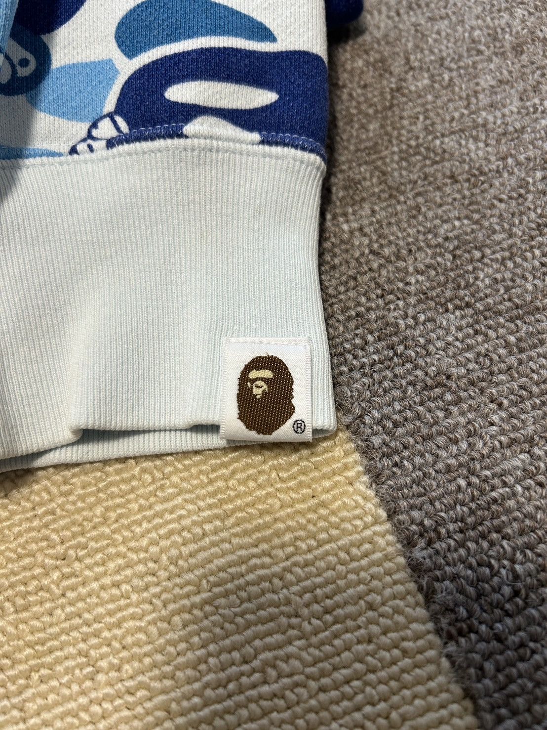 Bape OG Bape Baby Milo Camo Blue Full Zip Hoodie Size US S / EU 44-46 / 1 - 5 Thumbnail