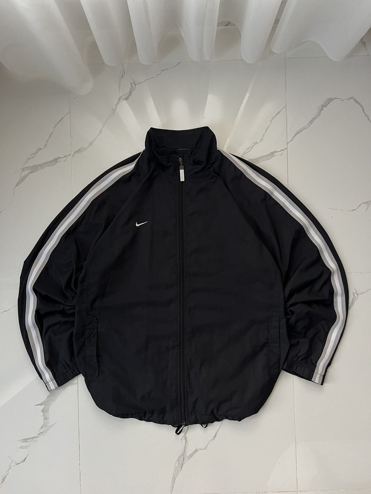 Nike × Vintage 90’s NIKE RARE GORPCORE TRACK JACKET SWOOSH LOGO Y2K Size US XL / EU 56 / 4 - 1 Thumbnail