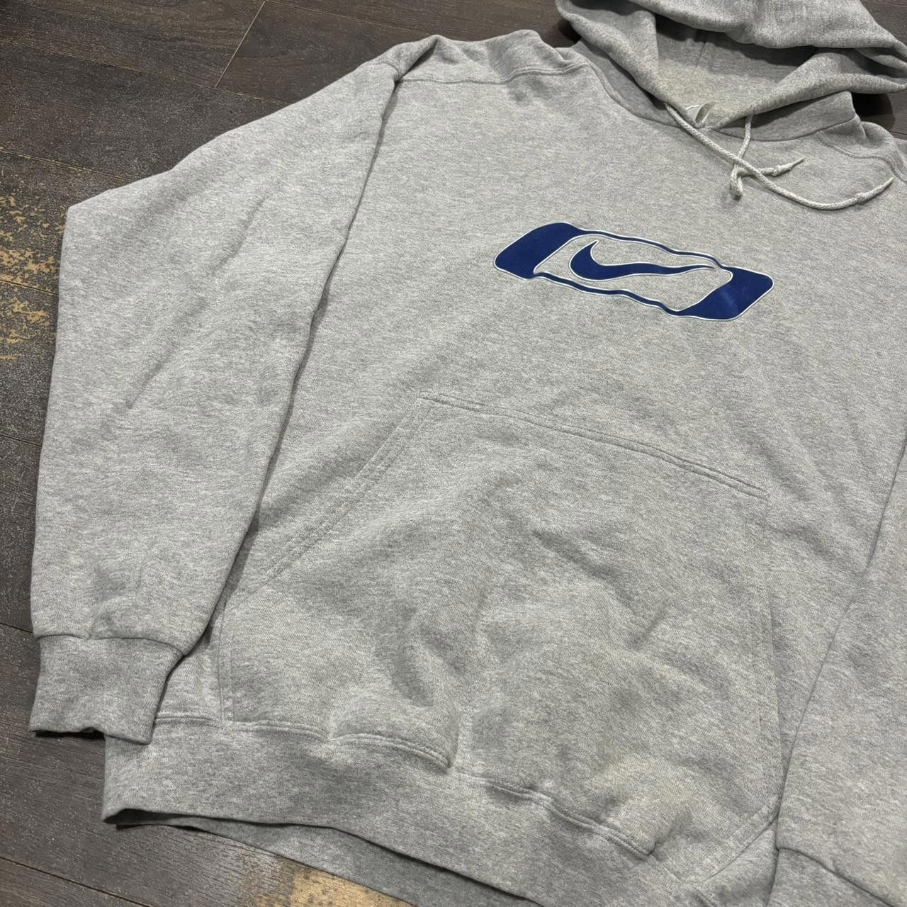 Nike Vintage Nike Felt Hoodie RARE Made In Usa 90s Size US M / EU 48-50 / 2 - 4 Thumbnail