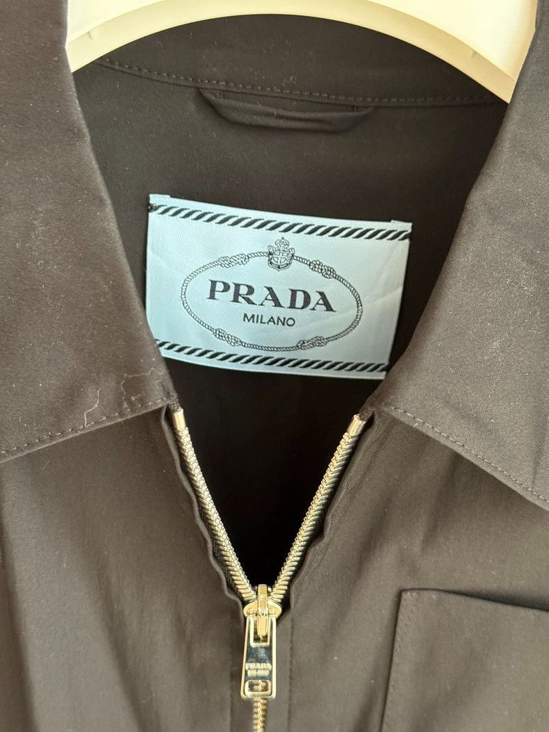 Prada Black Classic Prada Short Sleeve Shirt-2506 Size US S / EU 44-46 / 1 - 3 Thumbnail