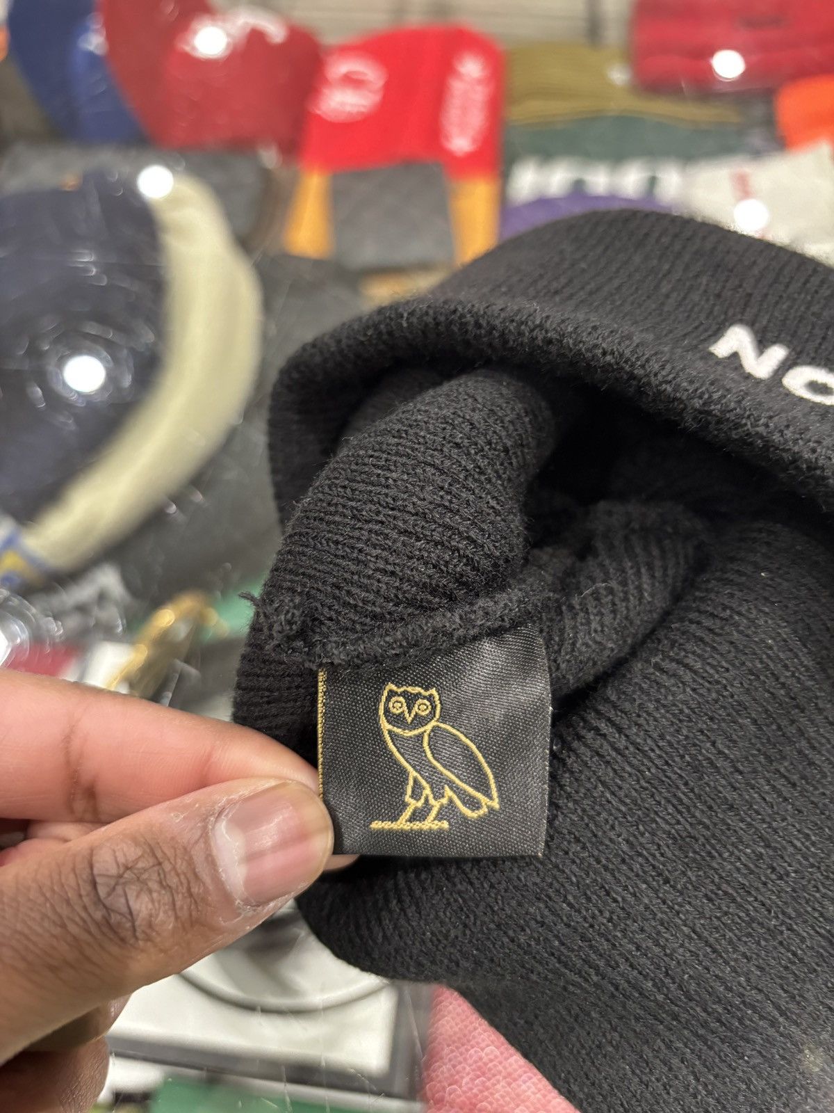 October's Very Own OVO Baka Not Nice Beanie Black Size ONE SIZE - 3 Thumbnail