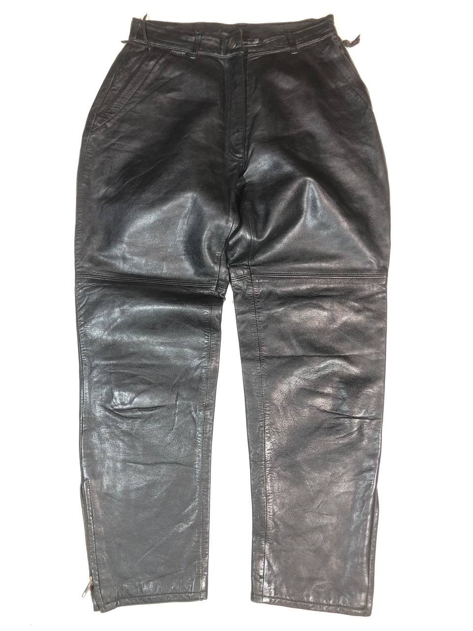 Leather × Vintage Classic Gear Moto Biker Leather Pants Vintage Size US 30 / EU 46 - 1 Thumbnail