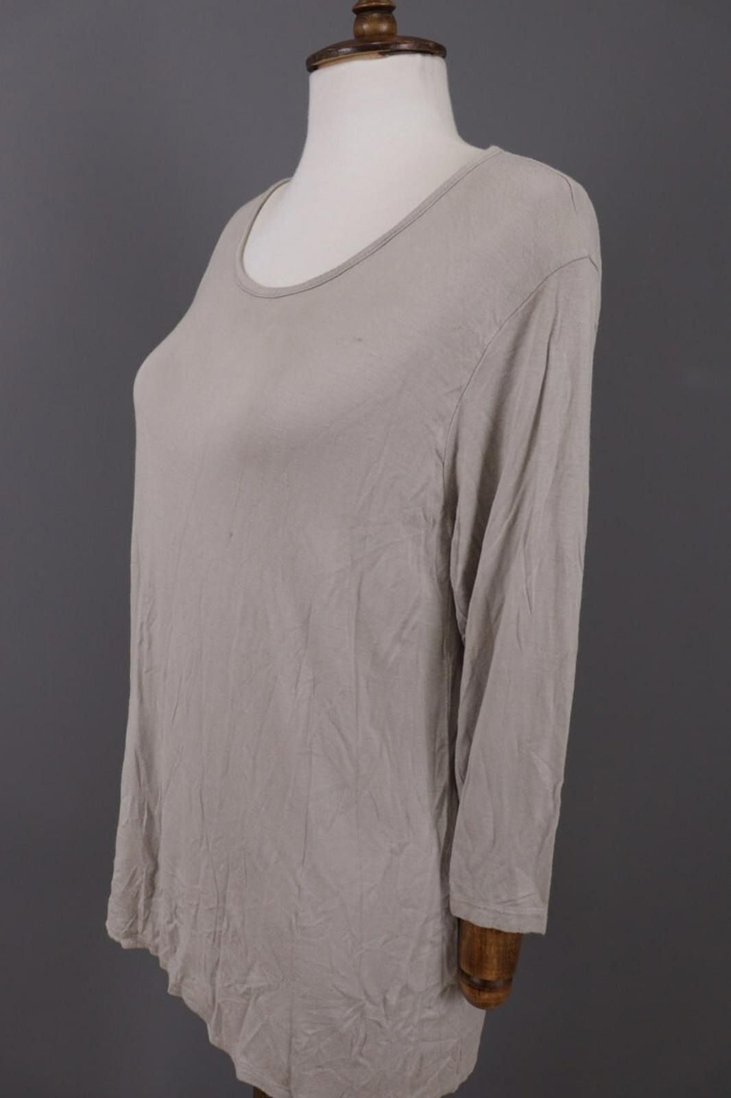 Designer Sarah Santos Gray Lagenlook Relaxed ViscoseTunic Top Blouse Size M / US 6-8 / IT 42-44 - 7 Thumbnail