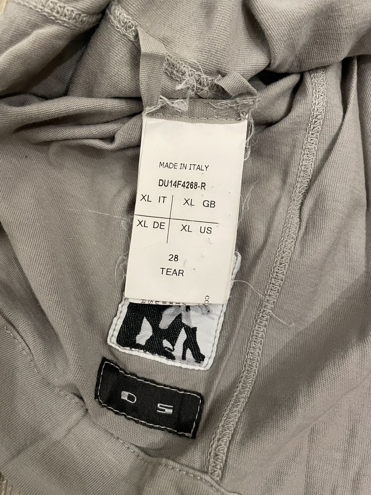 Rick Owens Drkshdw Rick Owens Extended Long Tear Size US XL / EU 56 / 4 - 6 Thumbnail