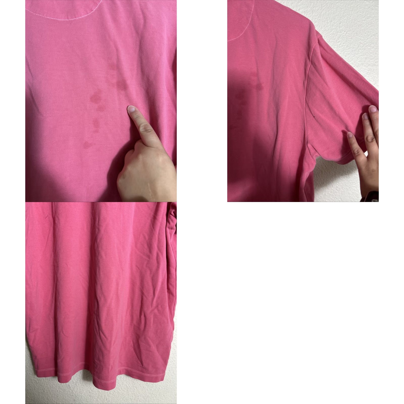 Tommy Bahama Tommy Bahama Polo Shirt Mens XL Short Sleeve Salmon Pink Cotton Stains Size US XL / EU 56 / 4 - 9 Thumbnail