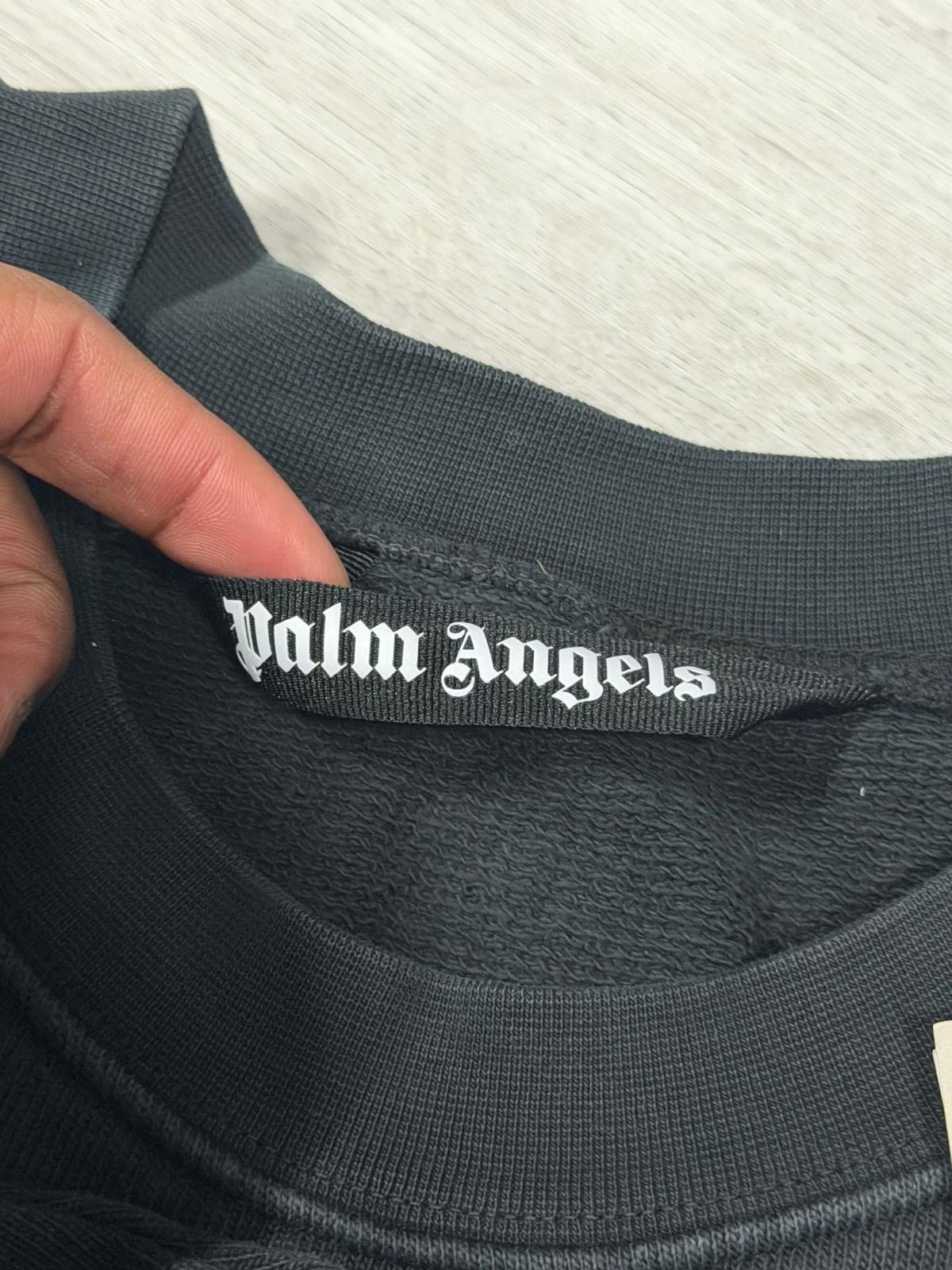 Palm Angels Palm Angels Burning Logo Crewneck Size US L / EU 52-54 / 3 - 5 Thumbnail