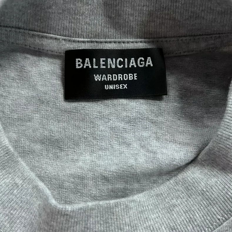 Balenciaga Balenciaga Grey Logo Printed Vintage Jersey Short Sleeve T Size US XS / EU 42 / 0 - 3 Thumbnail