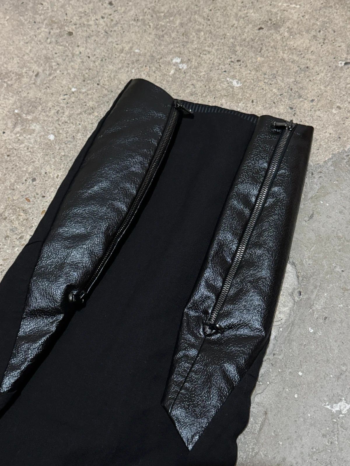 Other Alessandra marchi leather wool skirt Size 28" / US 6 / IT 42 - 7 Thumbnail